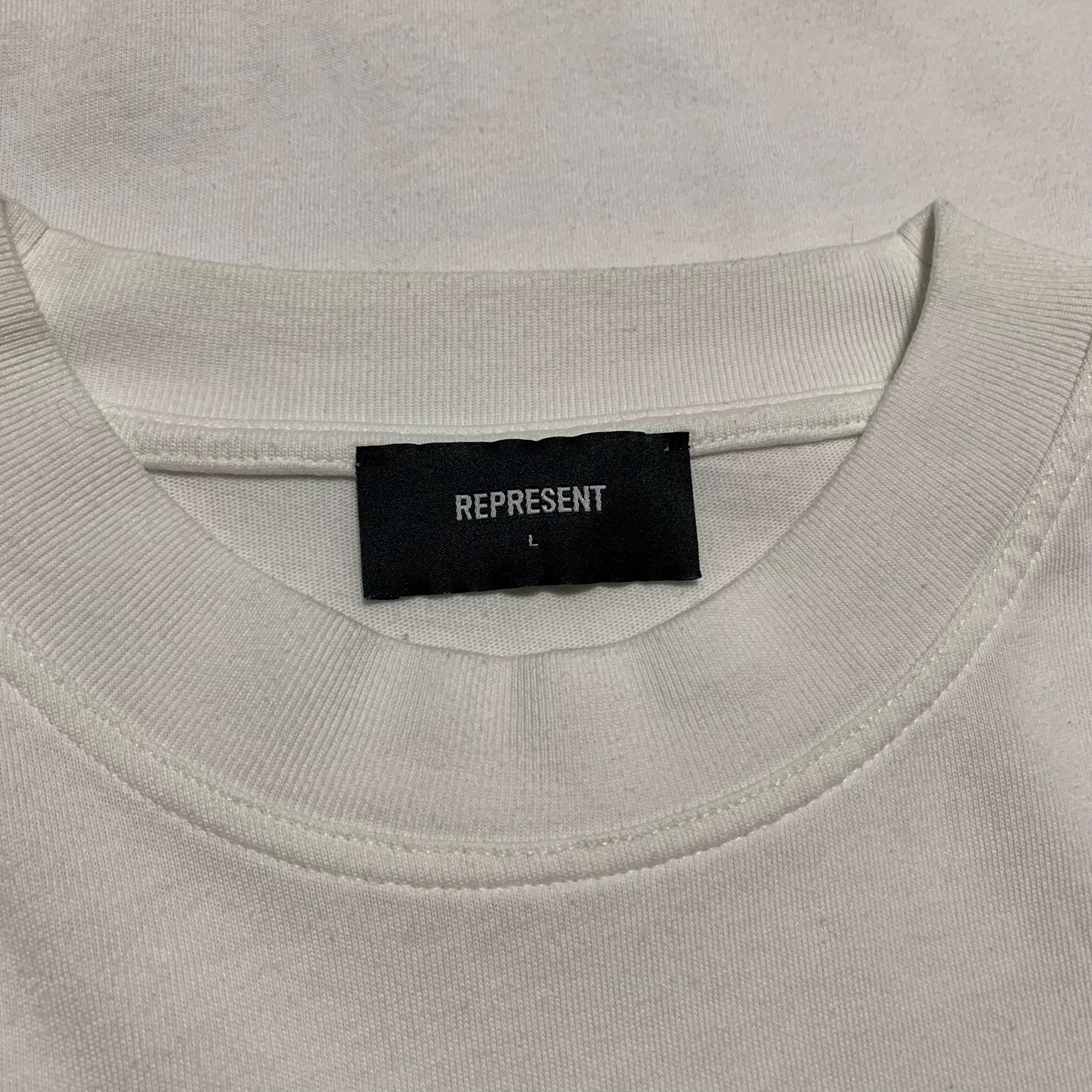 Represent Large Yacht Club Flat White Tee