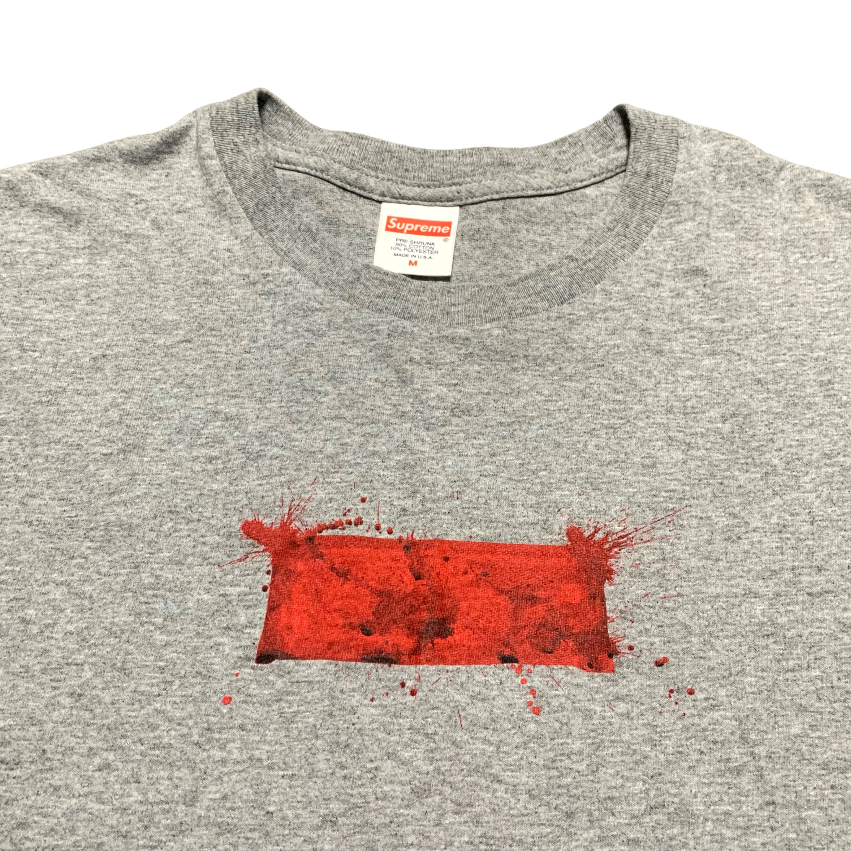 Supreme Medium Box Logo Ralph Steadman Grey Tee 2022