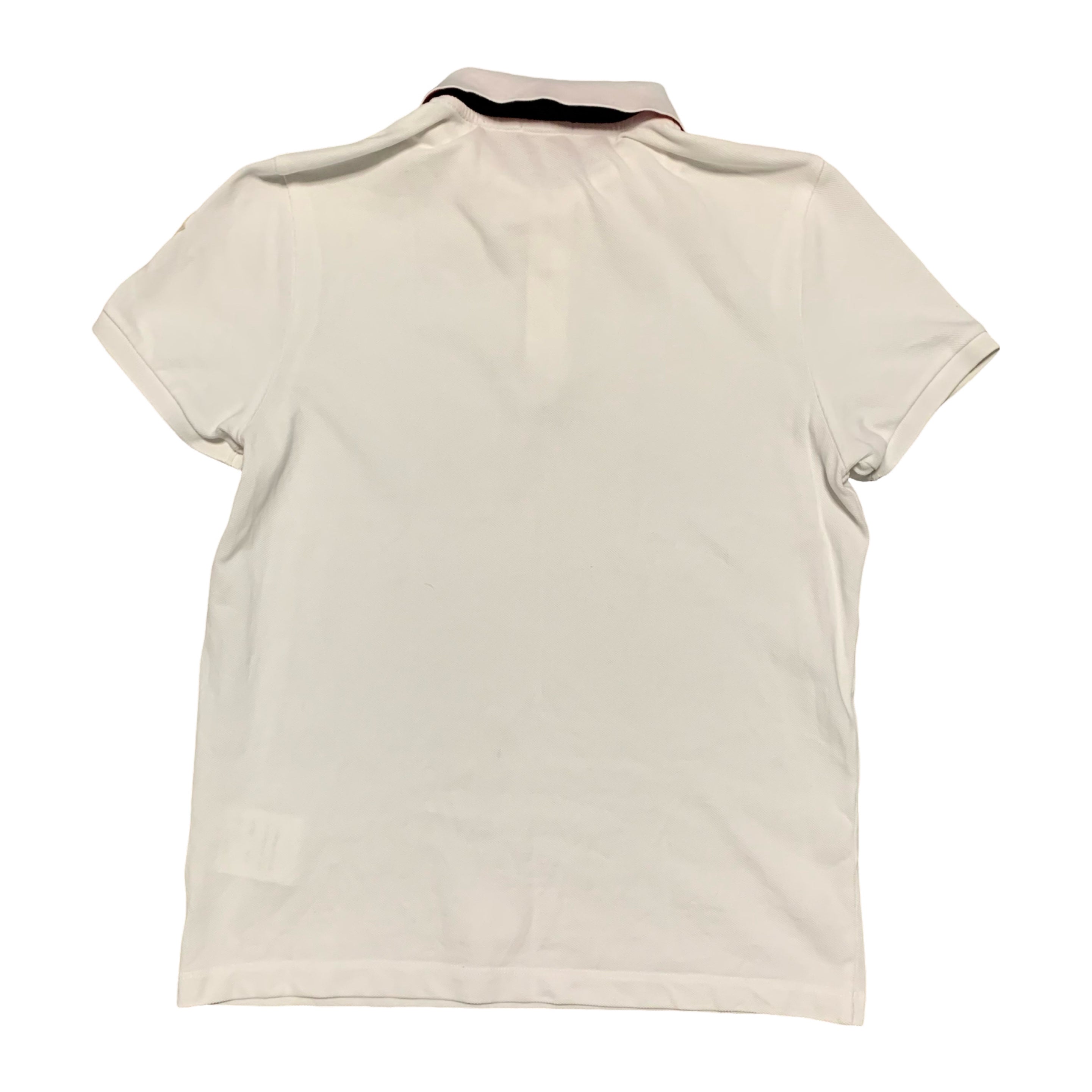 Moncler Small Polo White Short Sleeve Polo Shirt Tee Slim Fit