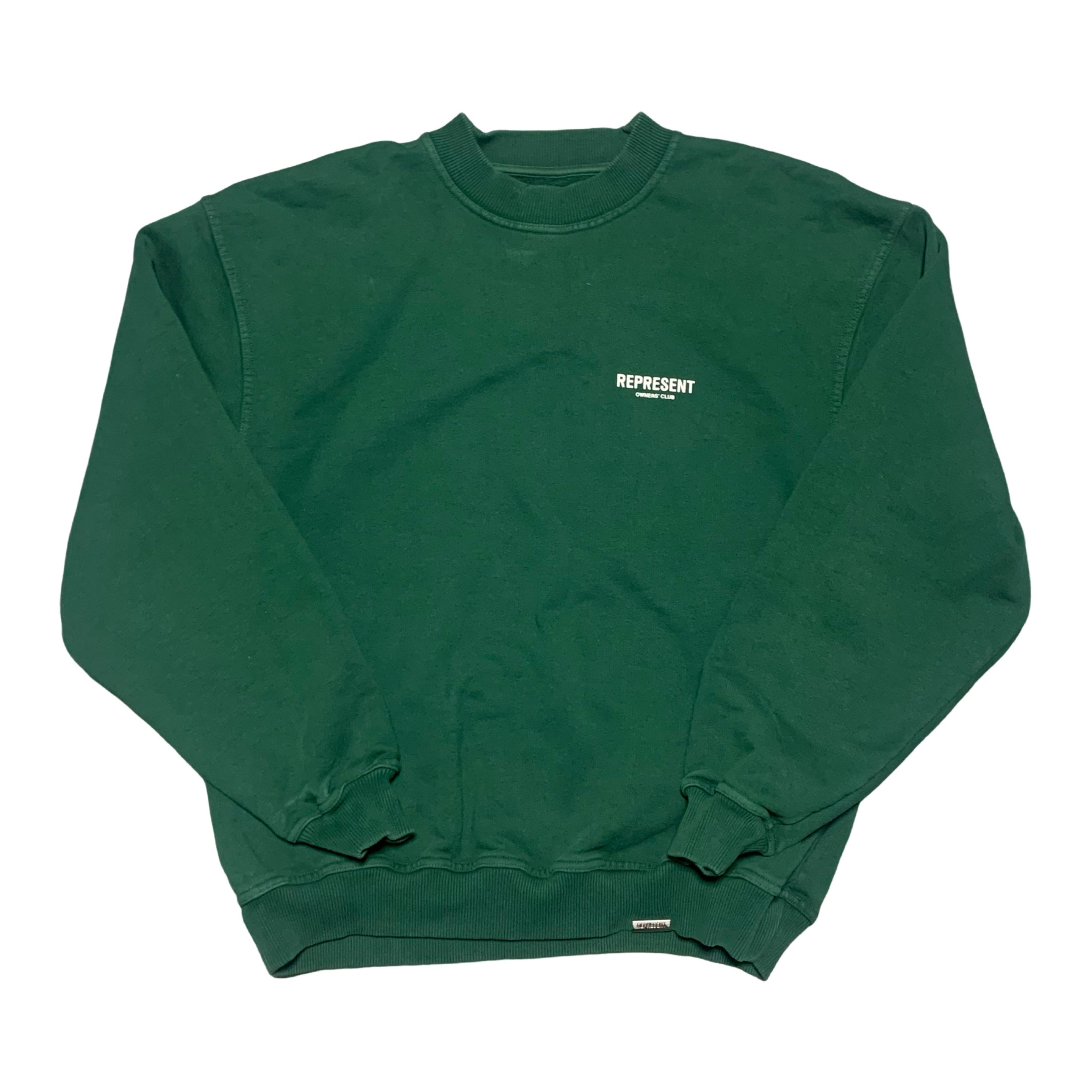 Represent Small Owners Club Racing Green Sweater Sweatshirt Crewneck