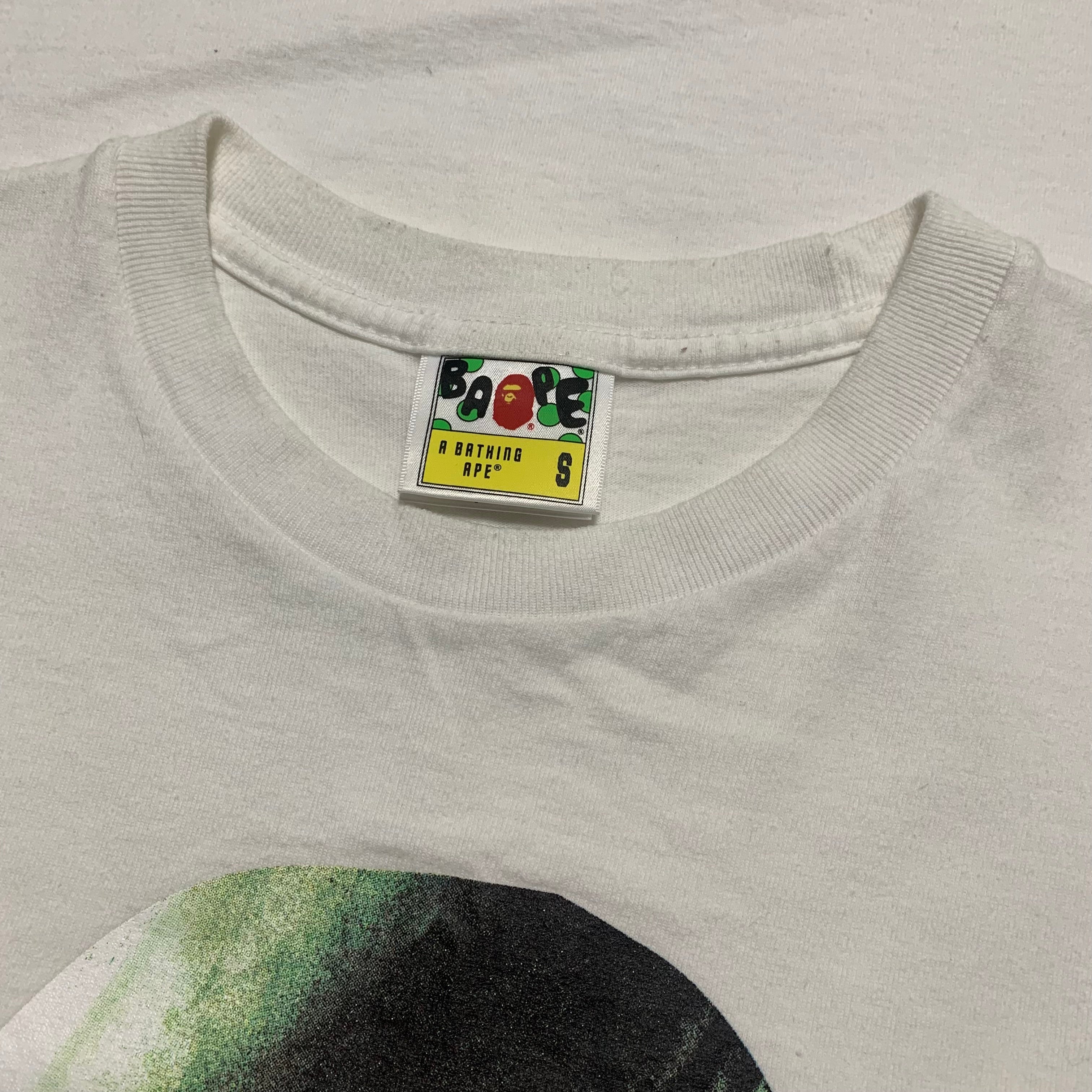 Bape Small Alien Poster Ape Head White Tee A Bathing Ape 2017