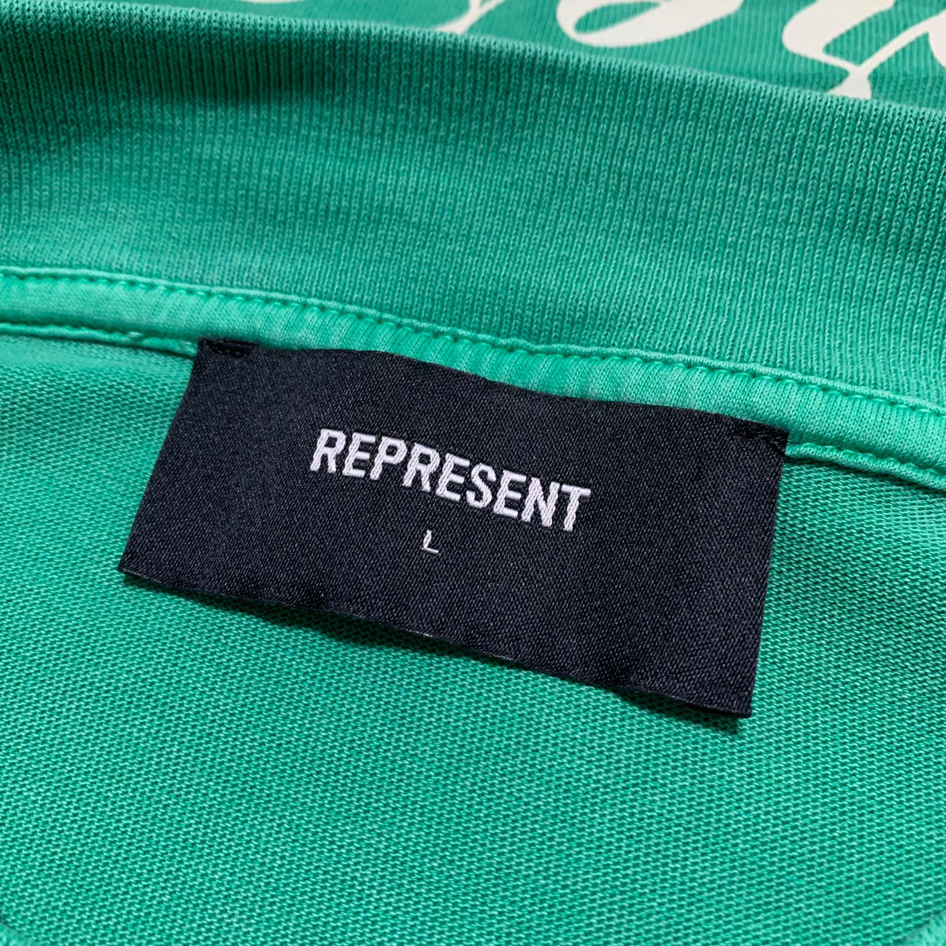 Represent Large Fall From Olympus Island Green Tee