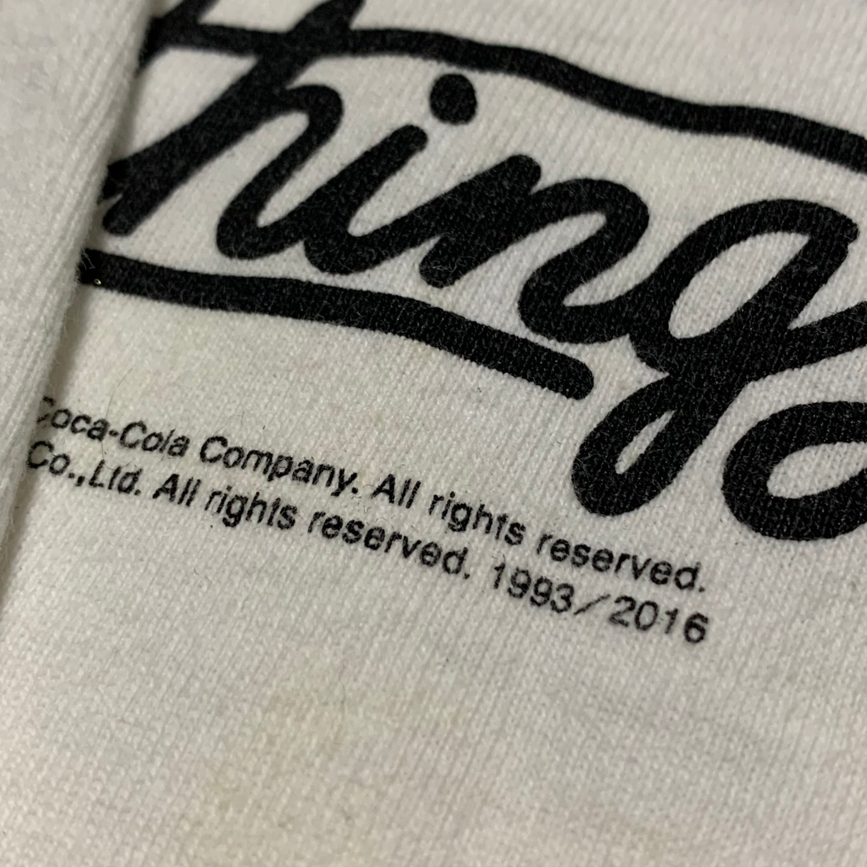 Bape Medium Coca Cola Big Ape Head White Tee 2016