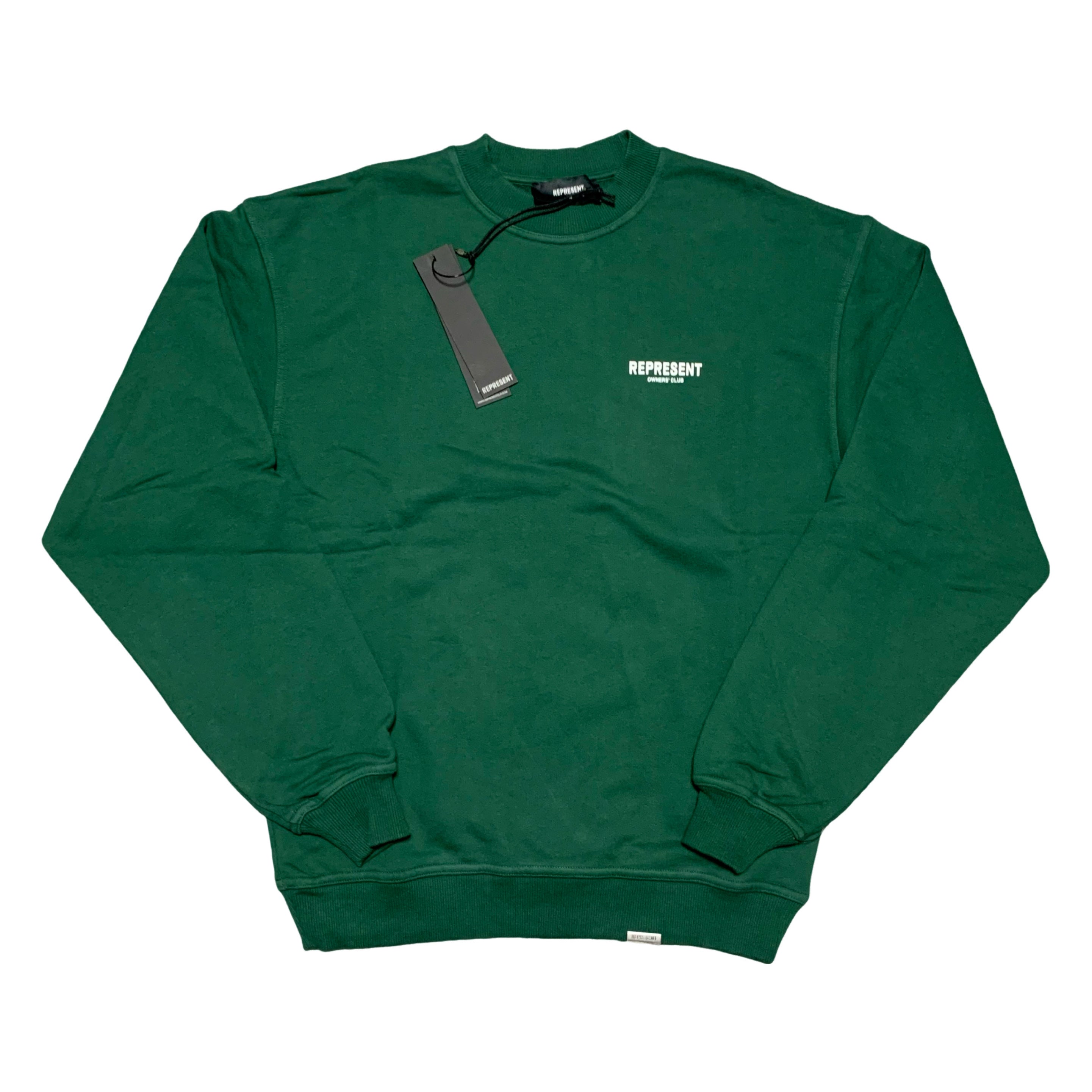 Represent XS Owners Club Racing Green Sweater Sweatshirt Crewneck