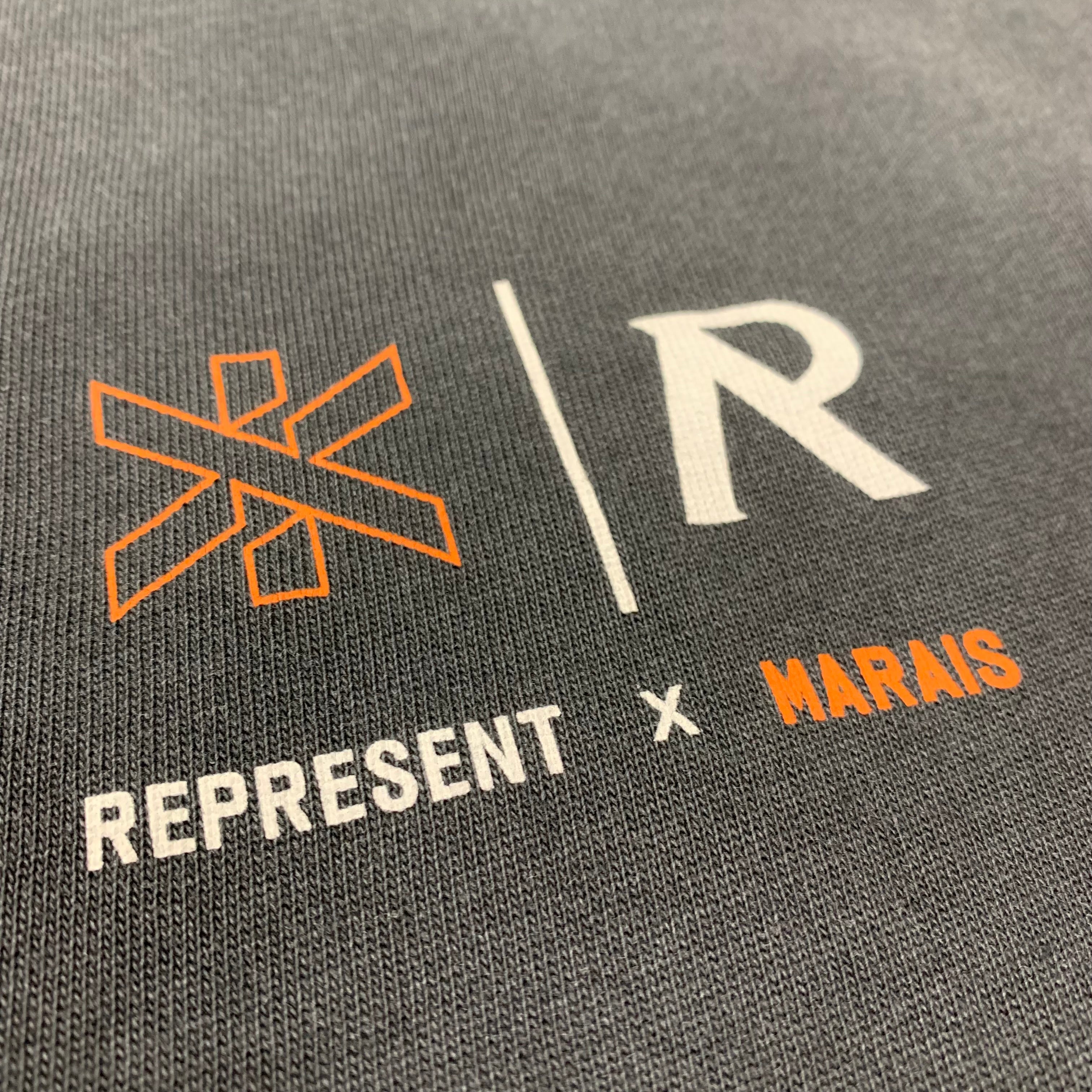 Represent Large Tee Marias 20th Anniversary Stained Black T-Shirt