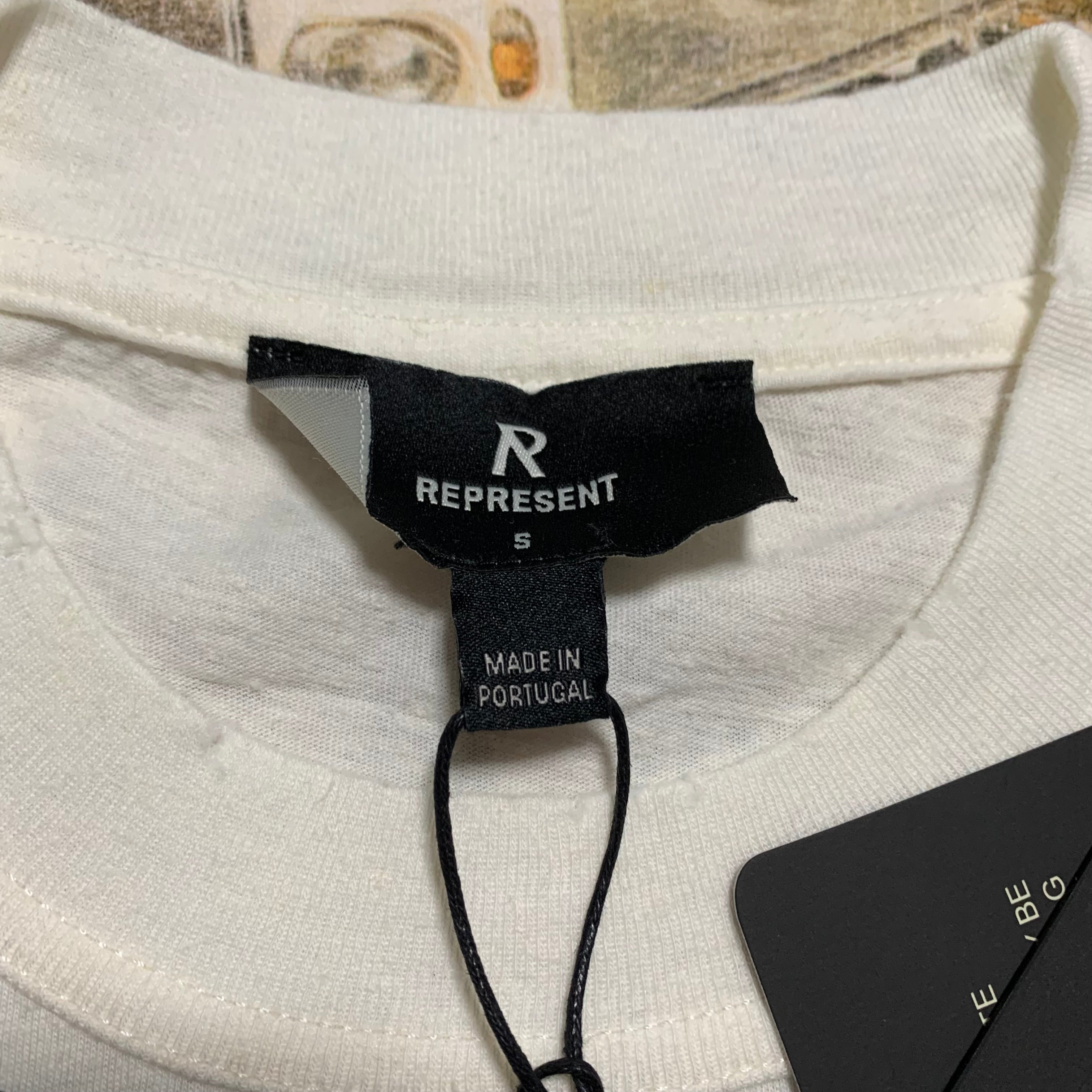 Represent Small Revere Manor Aged White Tee