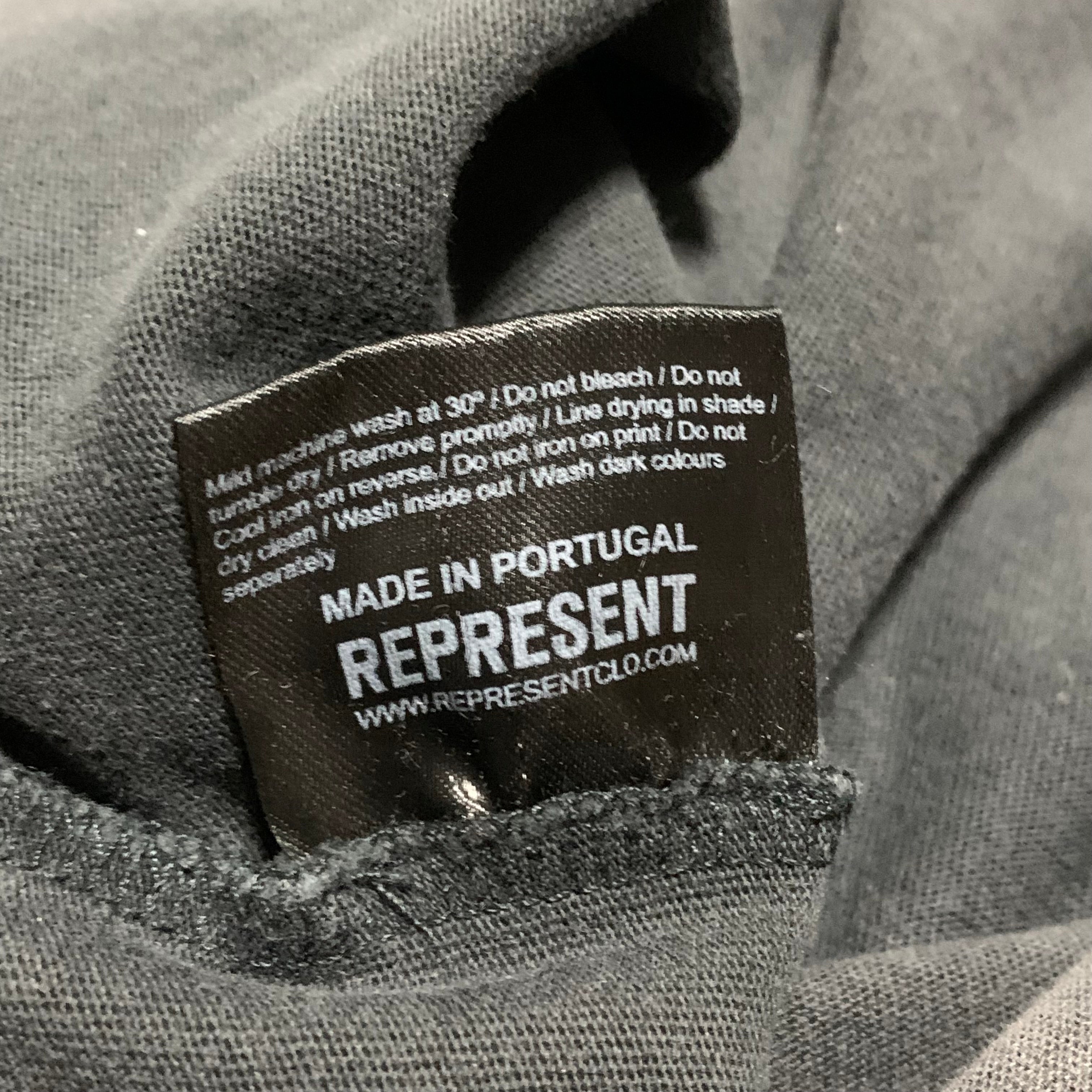 Represent XS Owners Club Vintage Grey Tee Pink Graphic