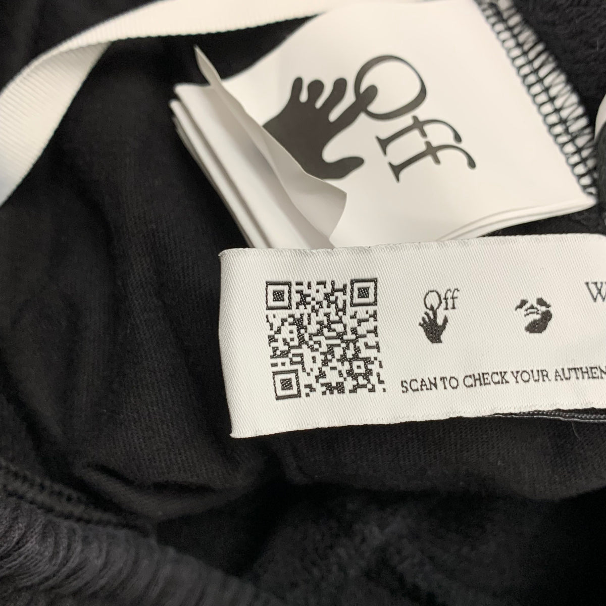 Off White Small Shorts Metal Arrows Black Sweatpants Bottoms Virgil Abloh