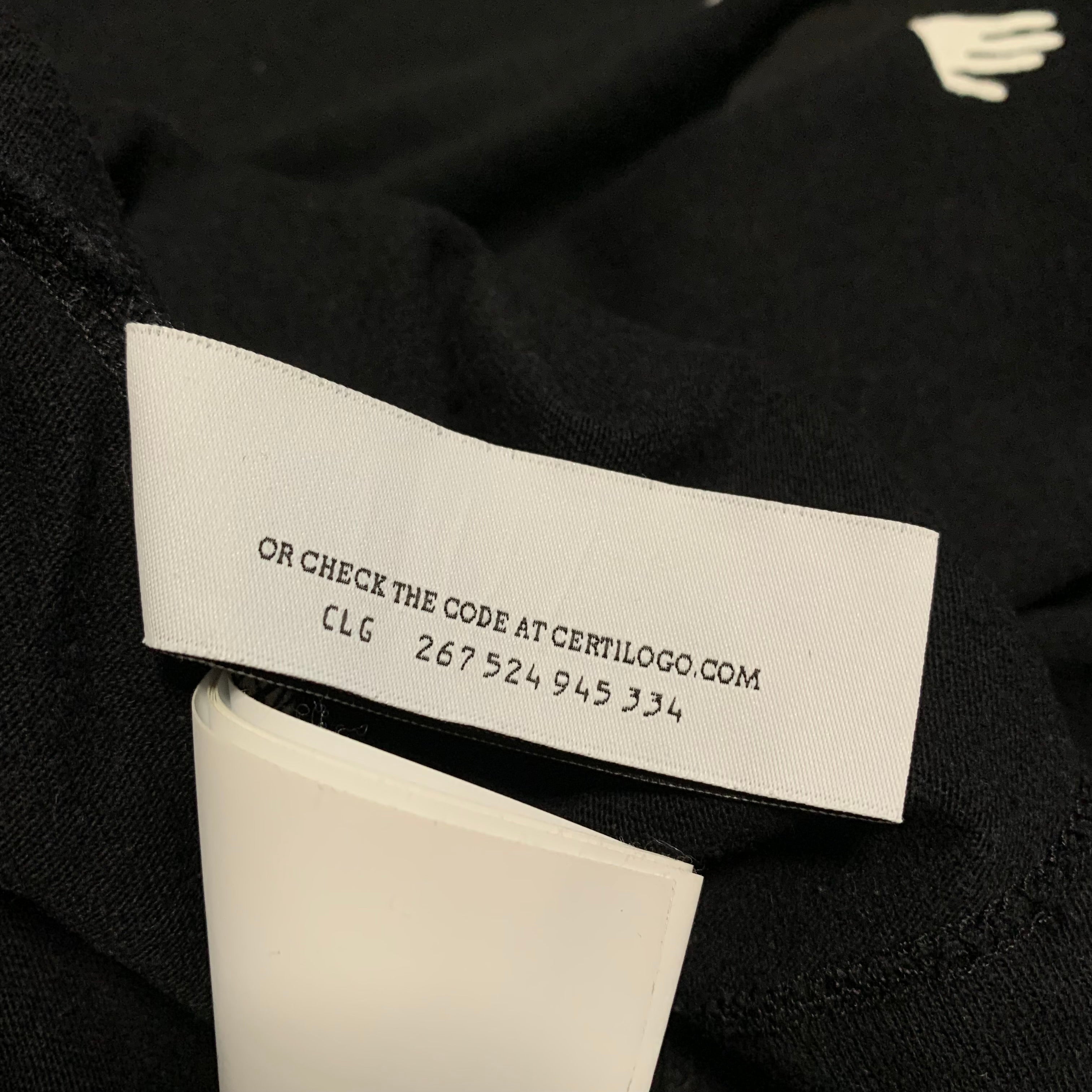 Off White XS Caravaggio Boy Arrows Black Tee Virgil Abloh