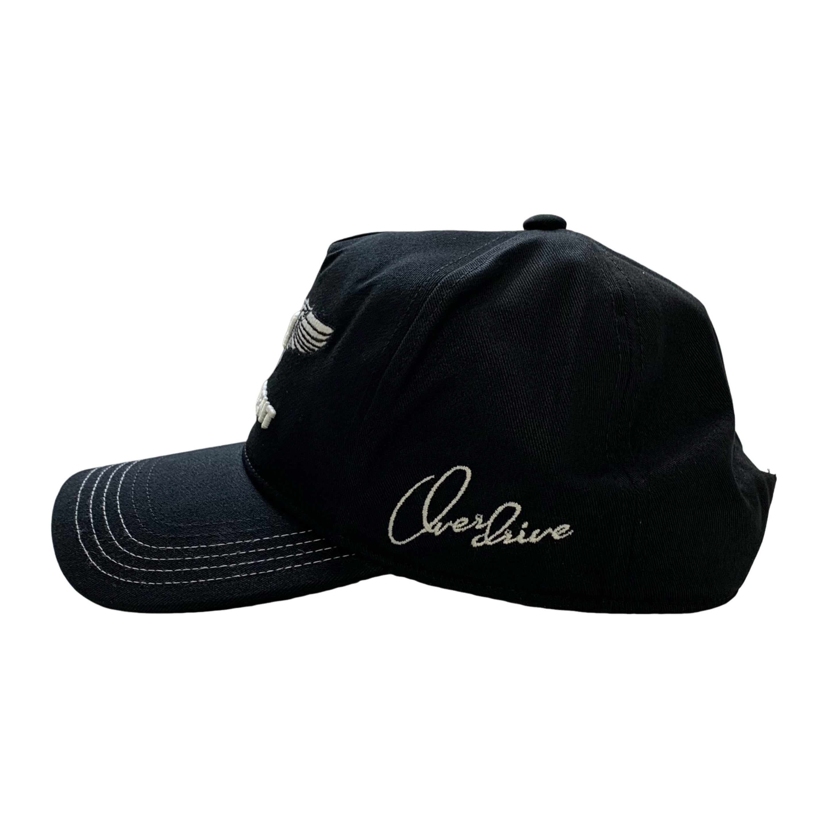 Represent Cap Overdrive Badge Jet Black Cap