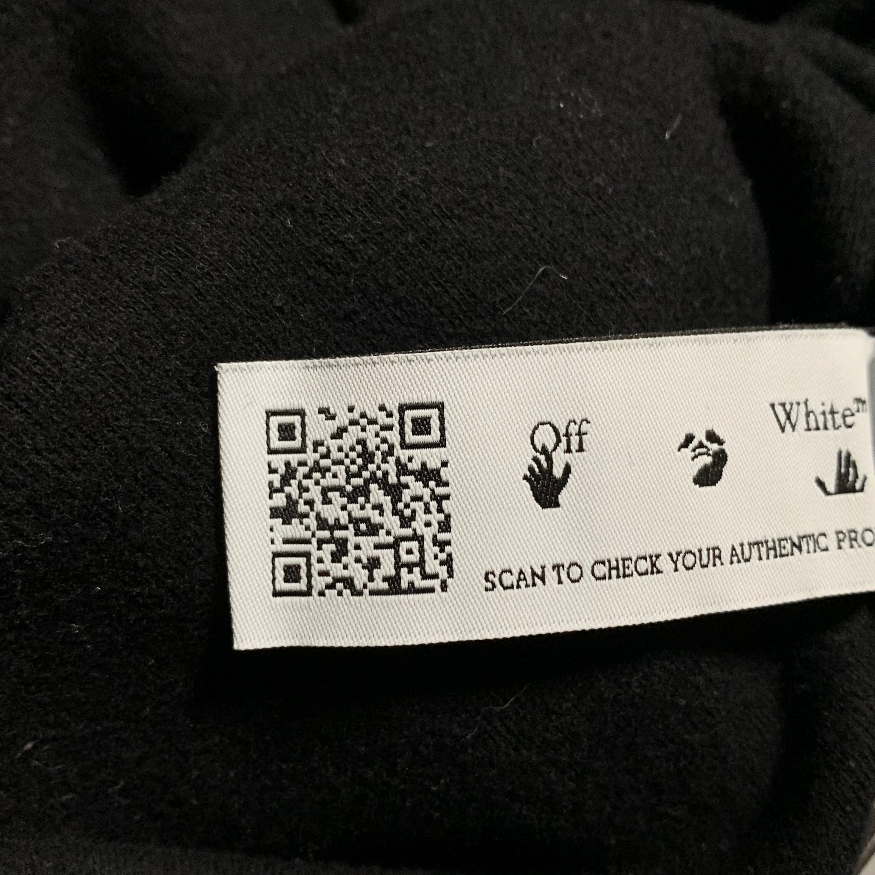 Off White Medium Rainbow Tomboy Black Tee Virgil Abloh