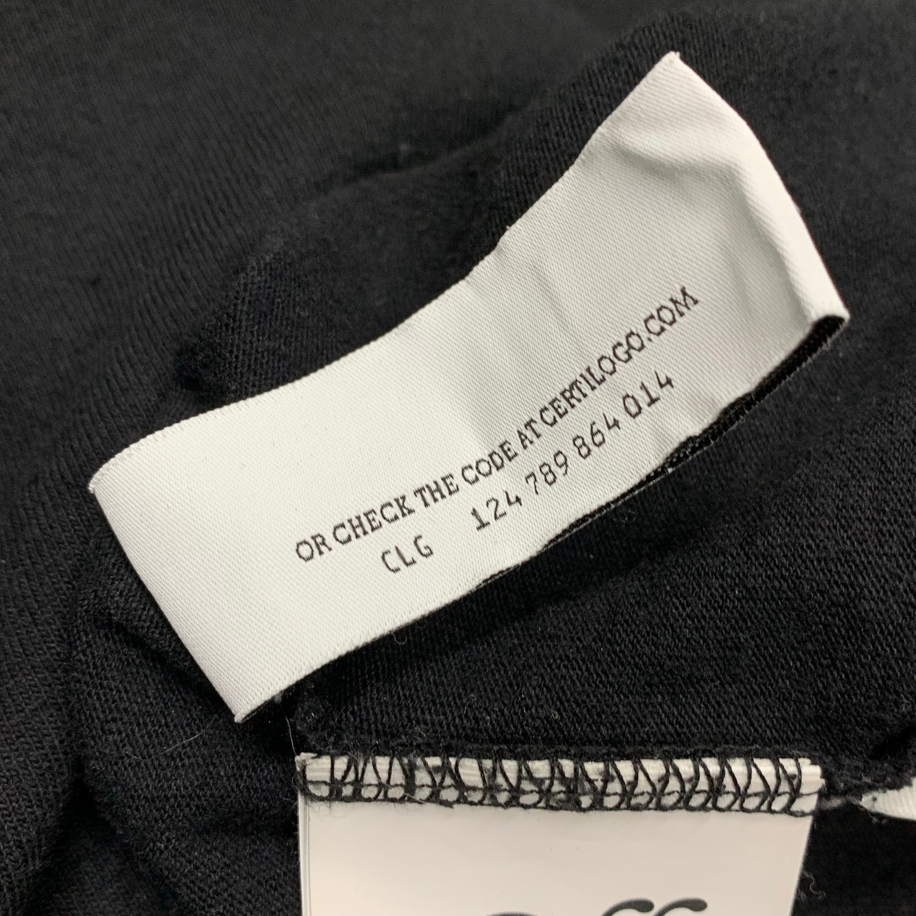 Off White Large Tee Acrylic Arrows Black T-Shirt Virgil Abloh
