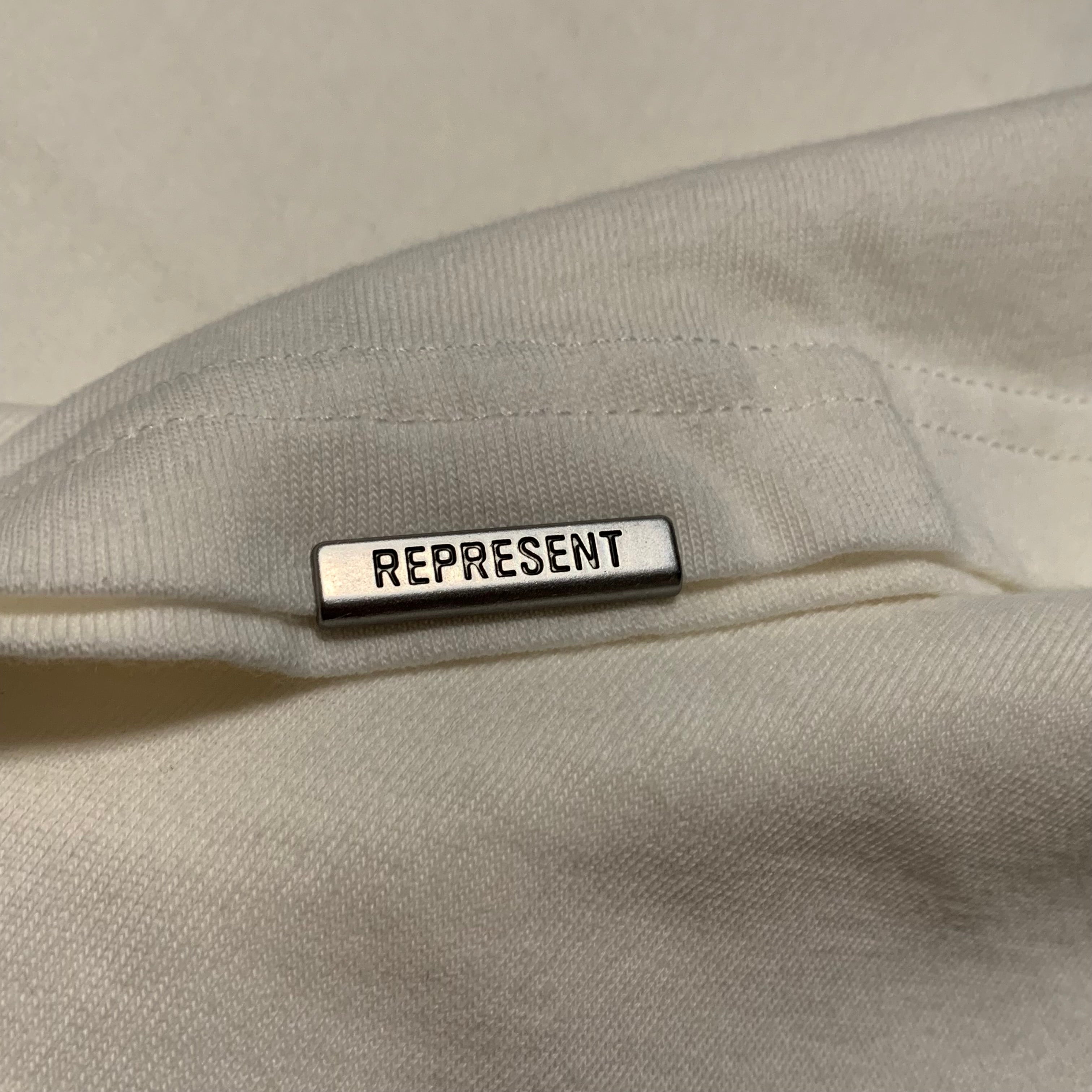 Represent Small Owners Club Pink Flat White Tee