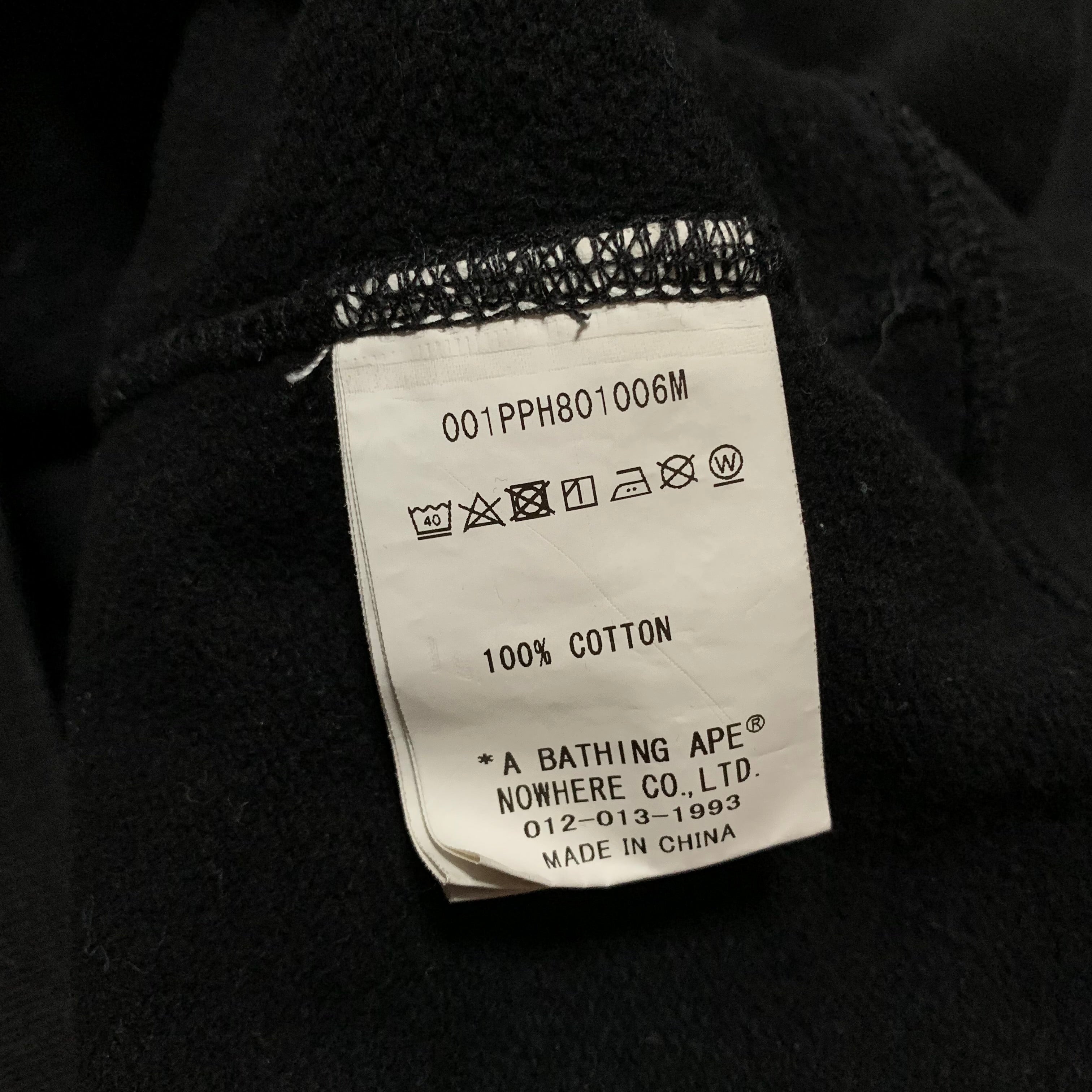 Bape Medium Busy Works Graphic Black Hoodie A Bathing Ape