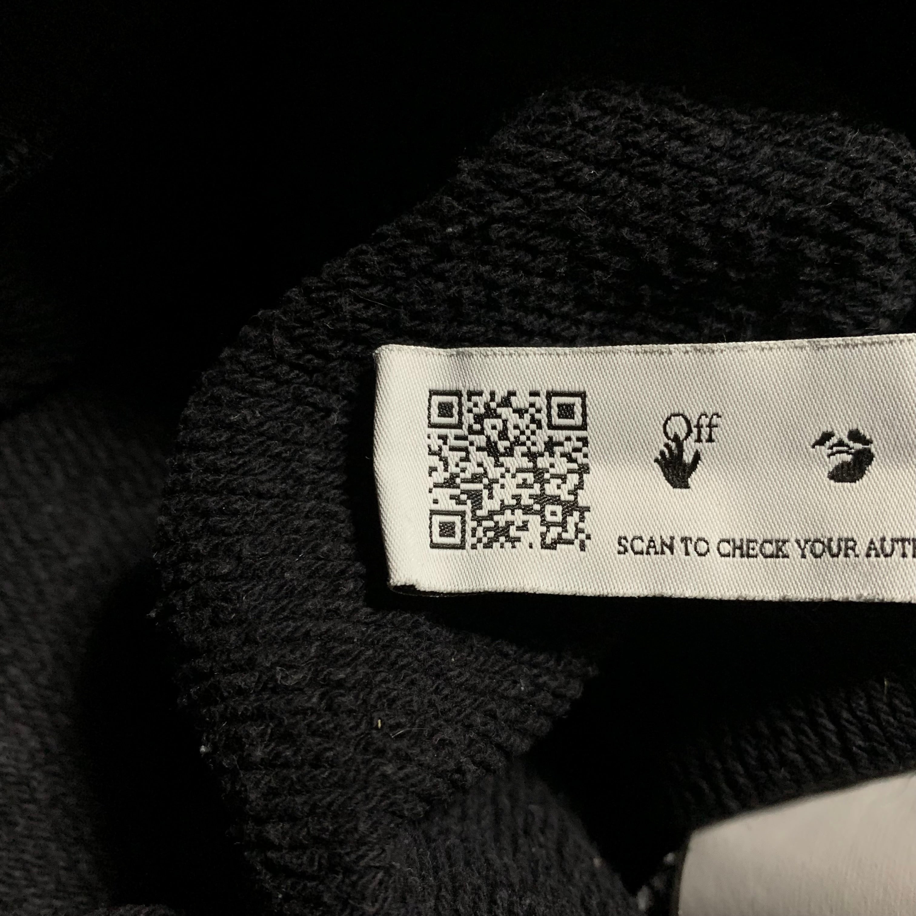 Off White Large Neen Arrows Black Sweater Sweatshirt Crewneck Virgil Abloh