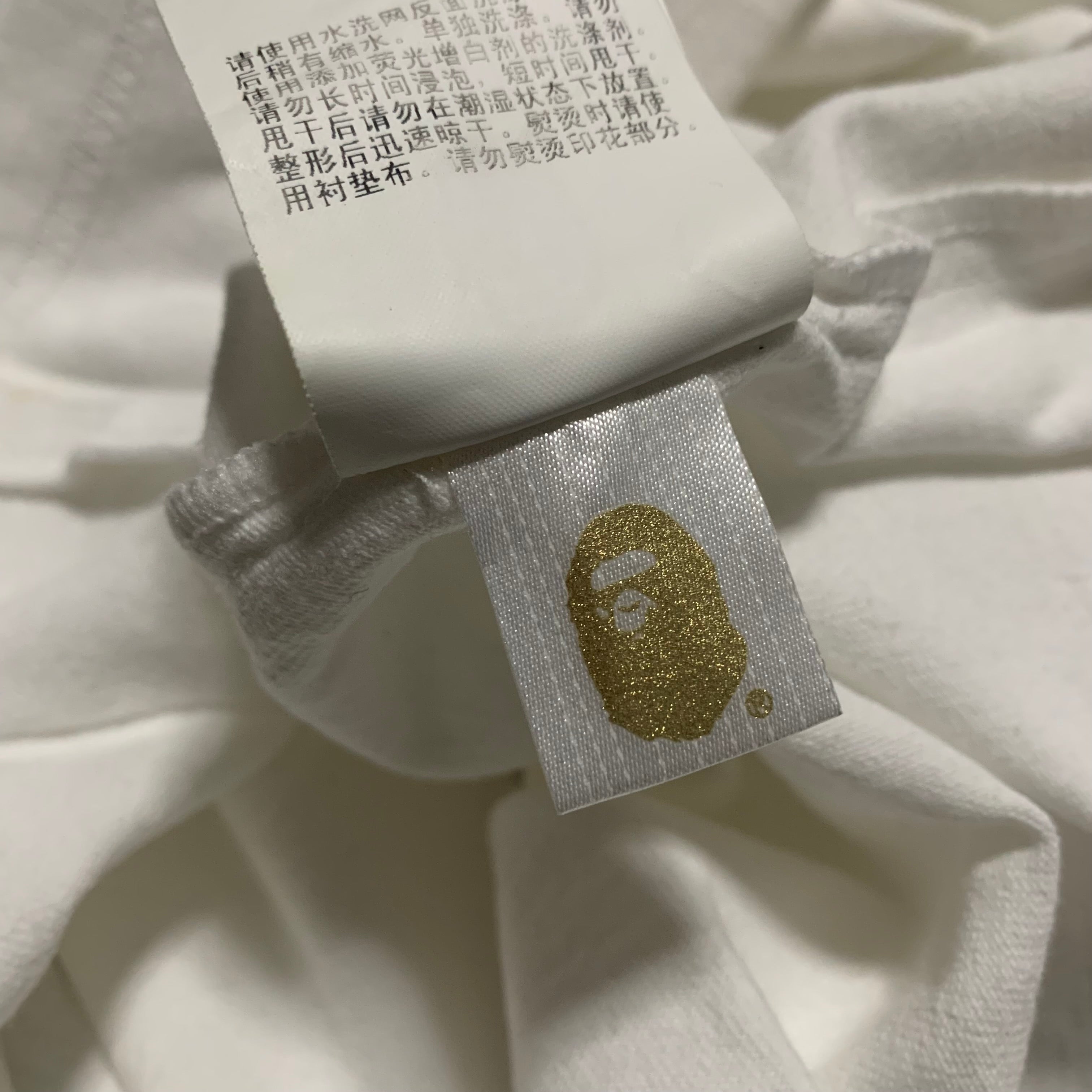 Bape Small Ape Head 27th Anniversary White Tee Relaxed Fit 2020