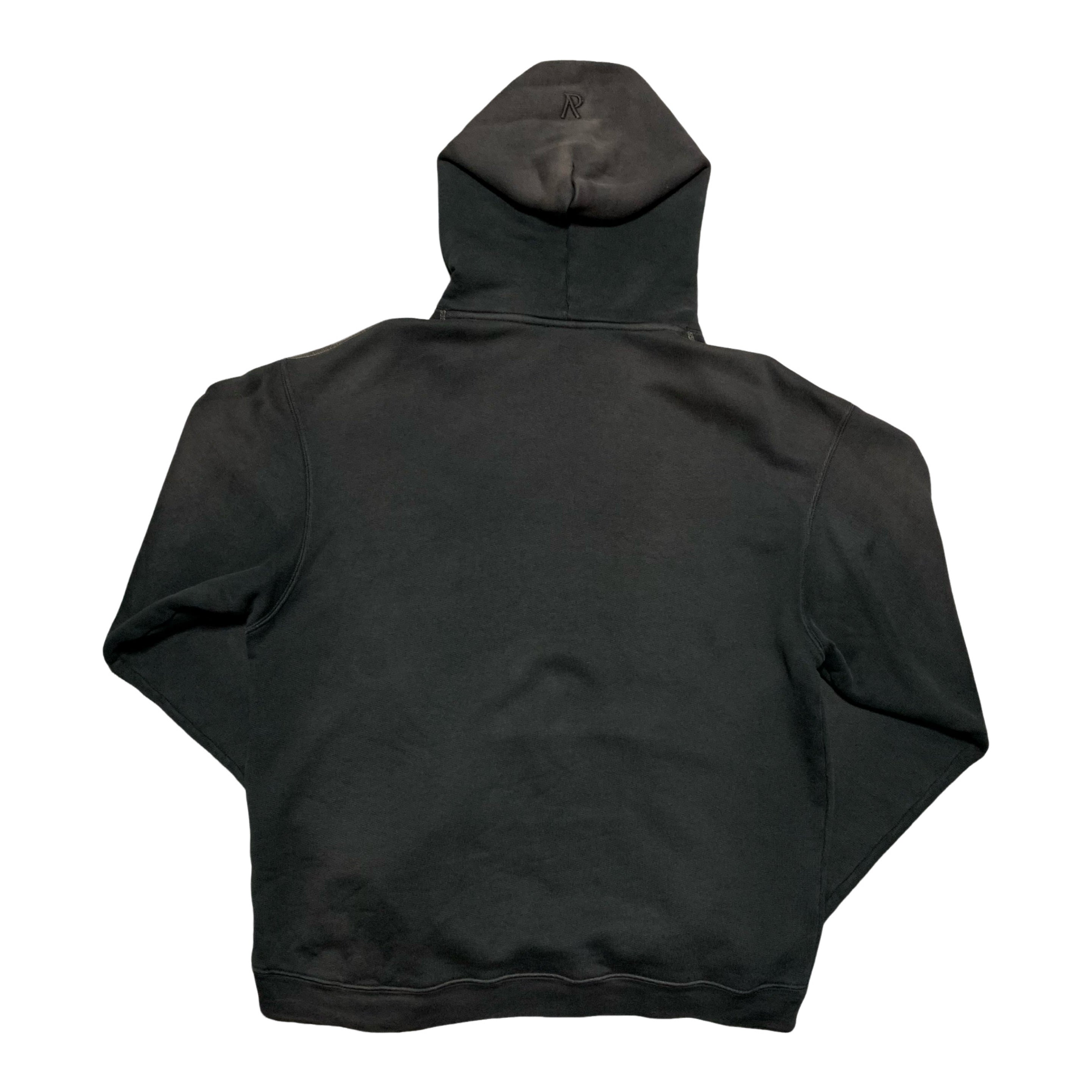Represent XXS Initial Stained Black Hoodie Oversized Fit