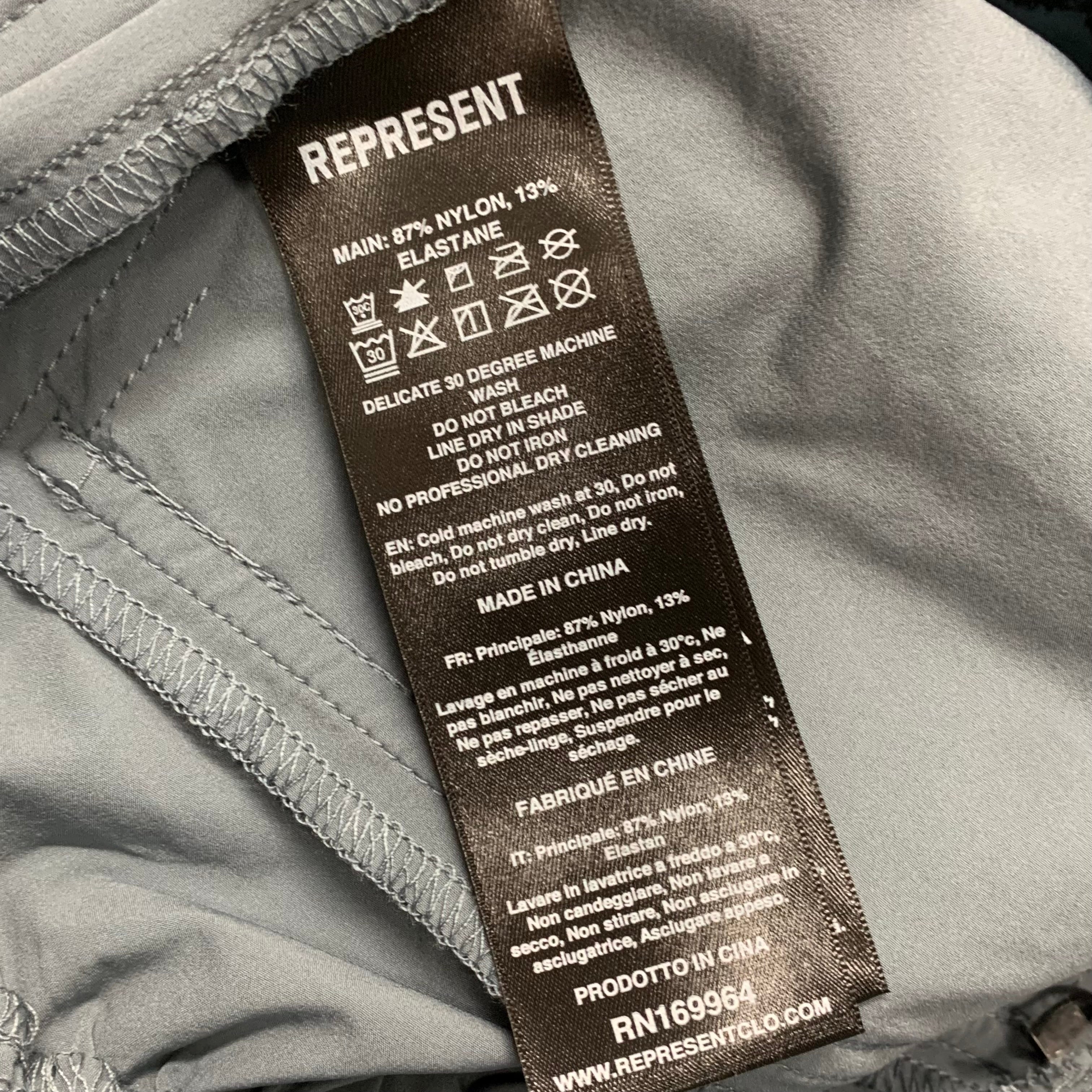 Represent Large Shorts 247 Dusky Navy Blue Shorts Bottoms