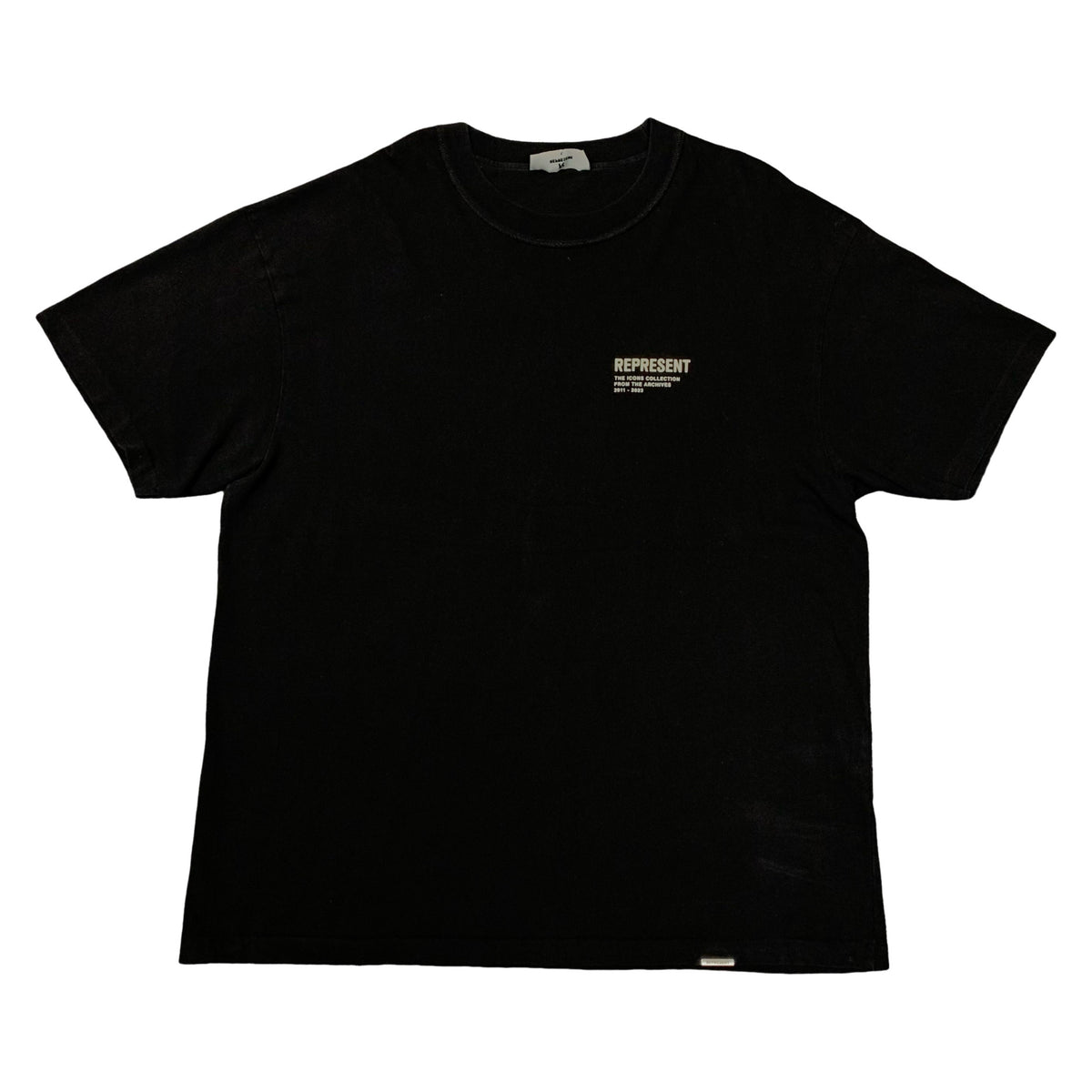 Represent Large Tee Icons Collection Jet Black T-Shirt