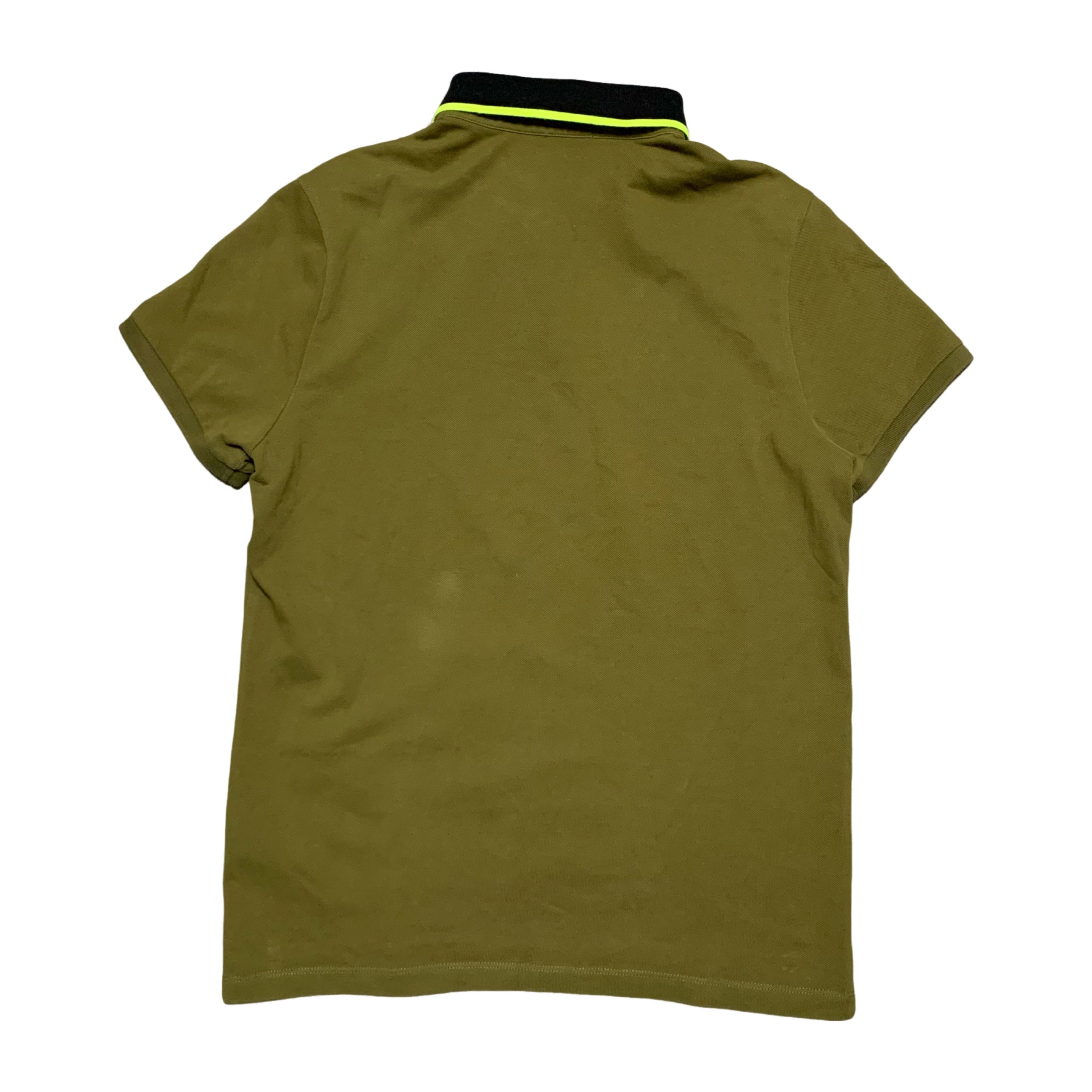 Moncler Small Polo Green Short Sleeve Polo Shirt Tee