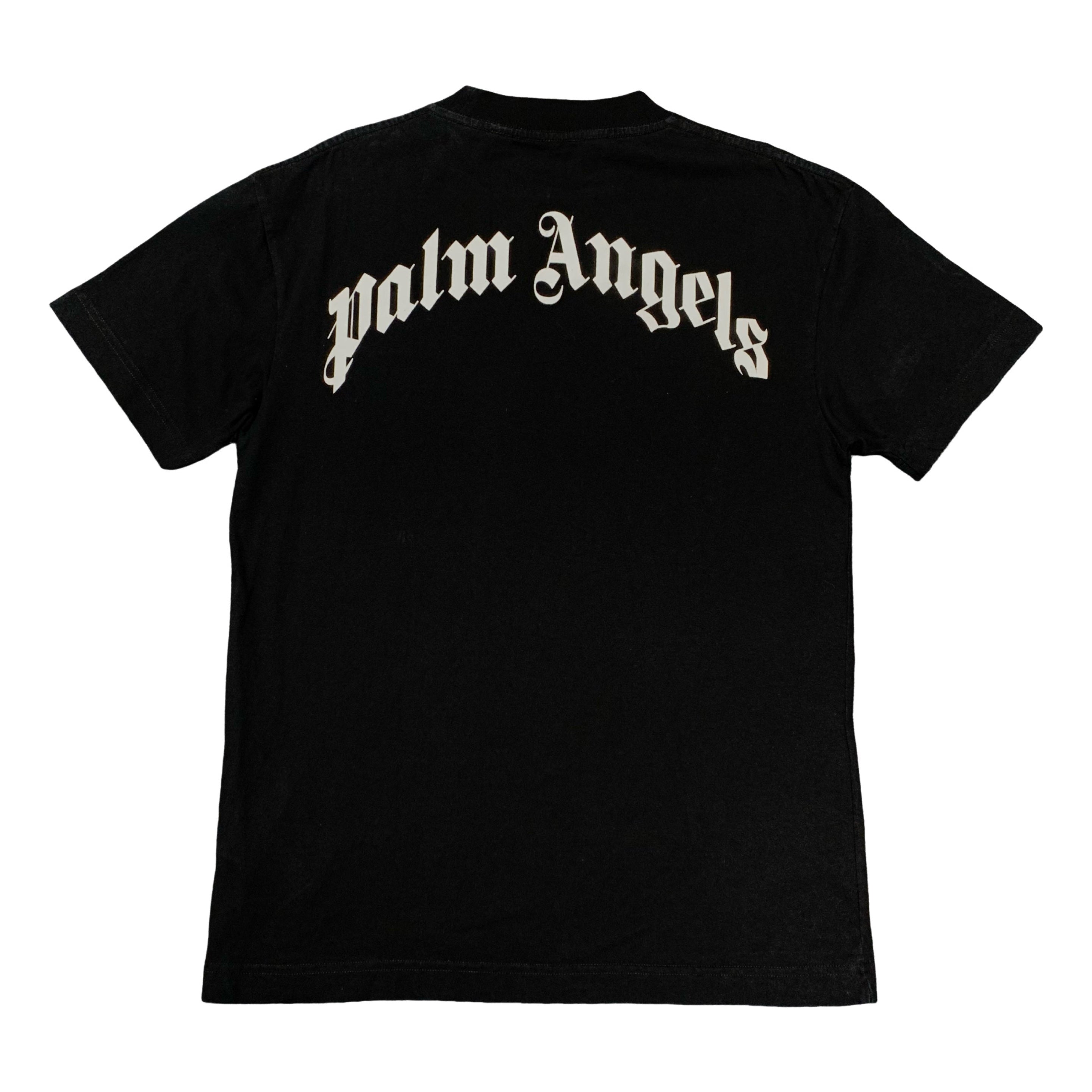 Palm Angels Small Tee Bear Graphic Black T-Shirt Virgil Abloh