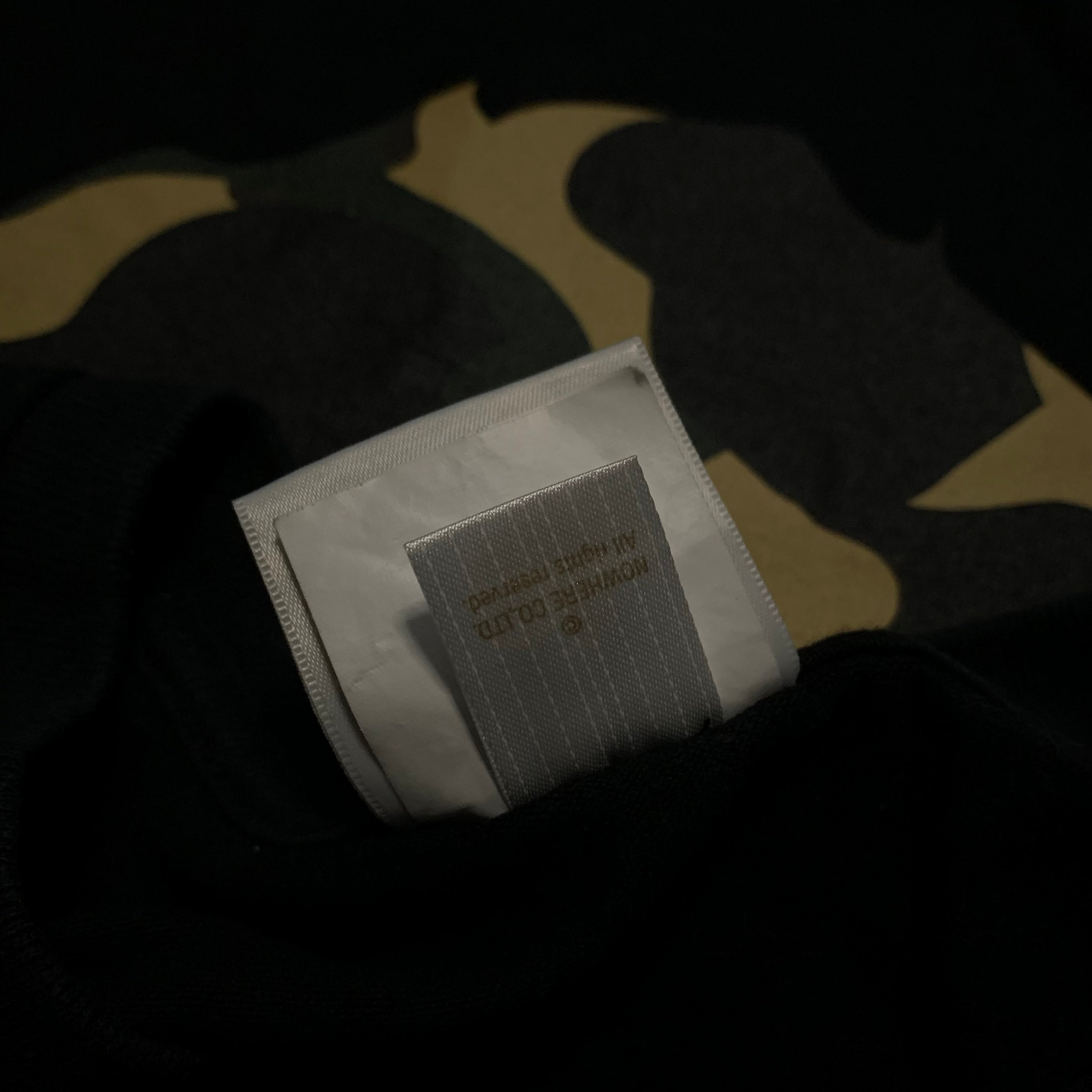 Bape Large Big Ape Head 1st Camo Black Tee A Bathing Ape