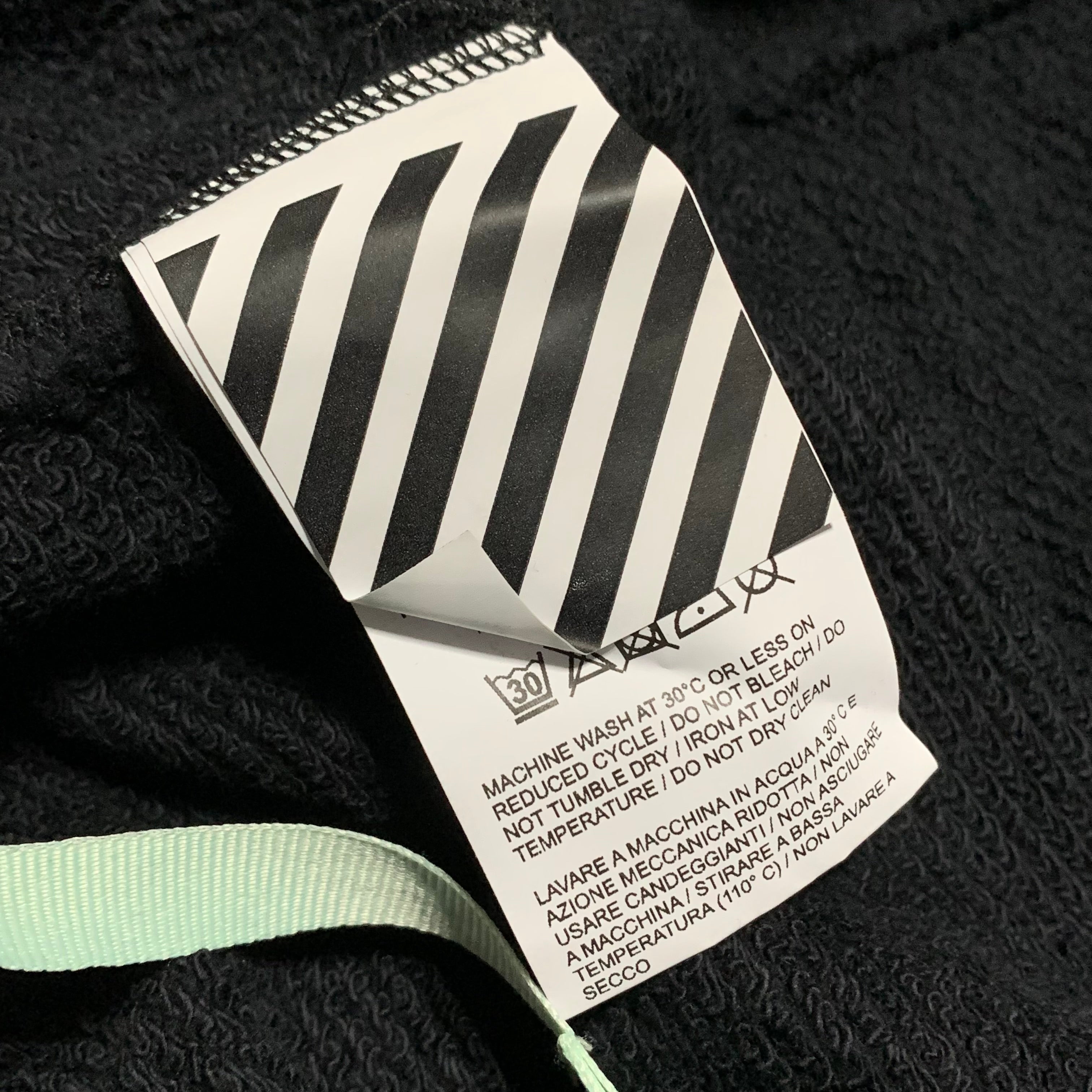 Off White Large Shorts Logo Black Shorts Bottoms Virgil Abloh