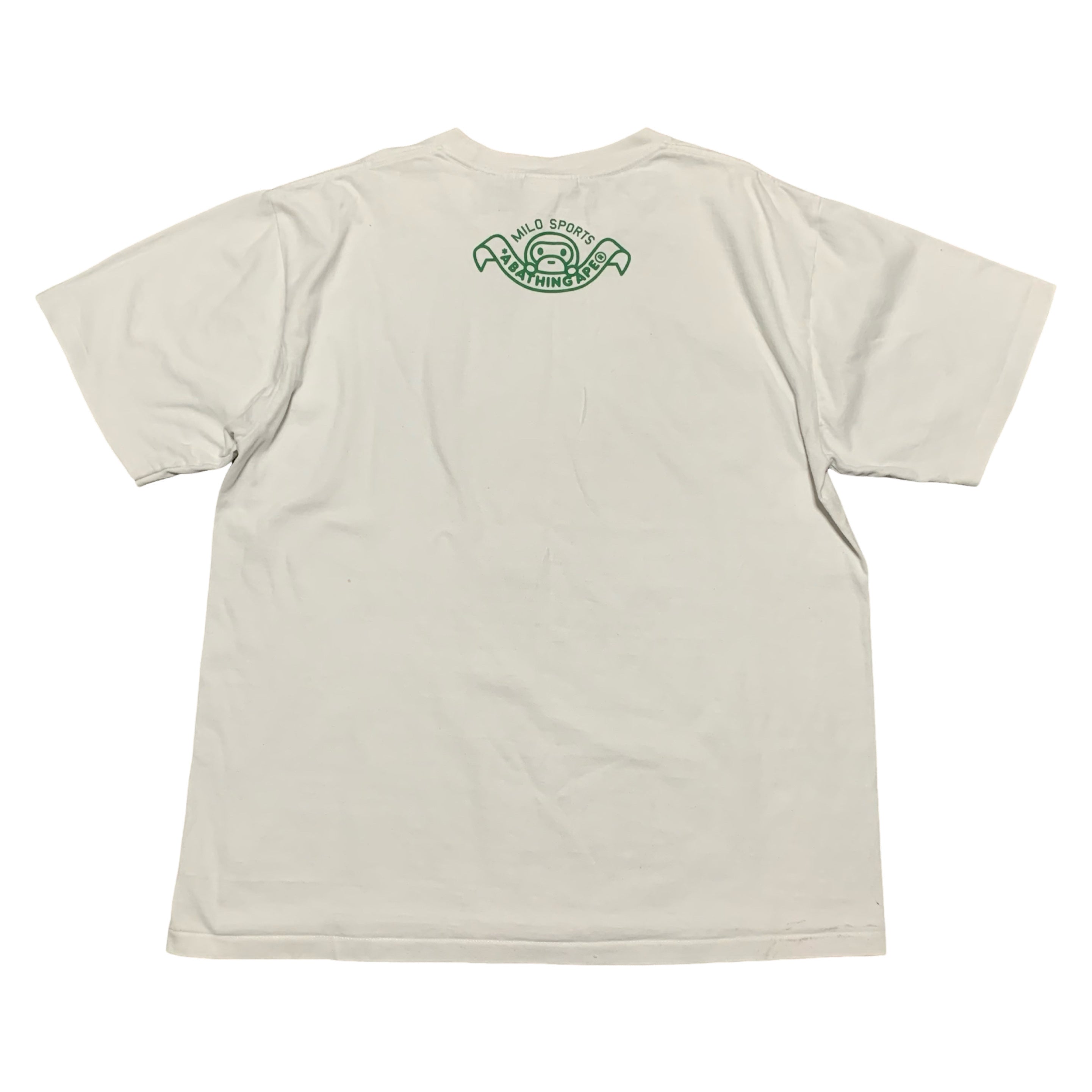 Bape Large Baby Milo Ping Pong White Tee A Bathing Ape