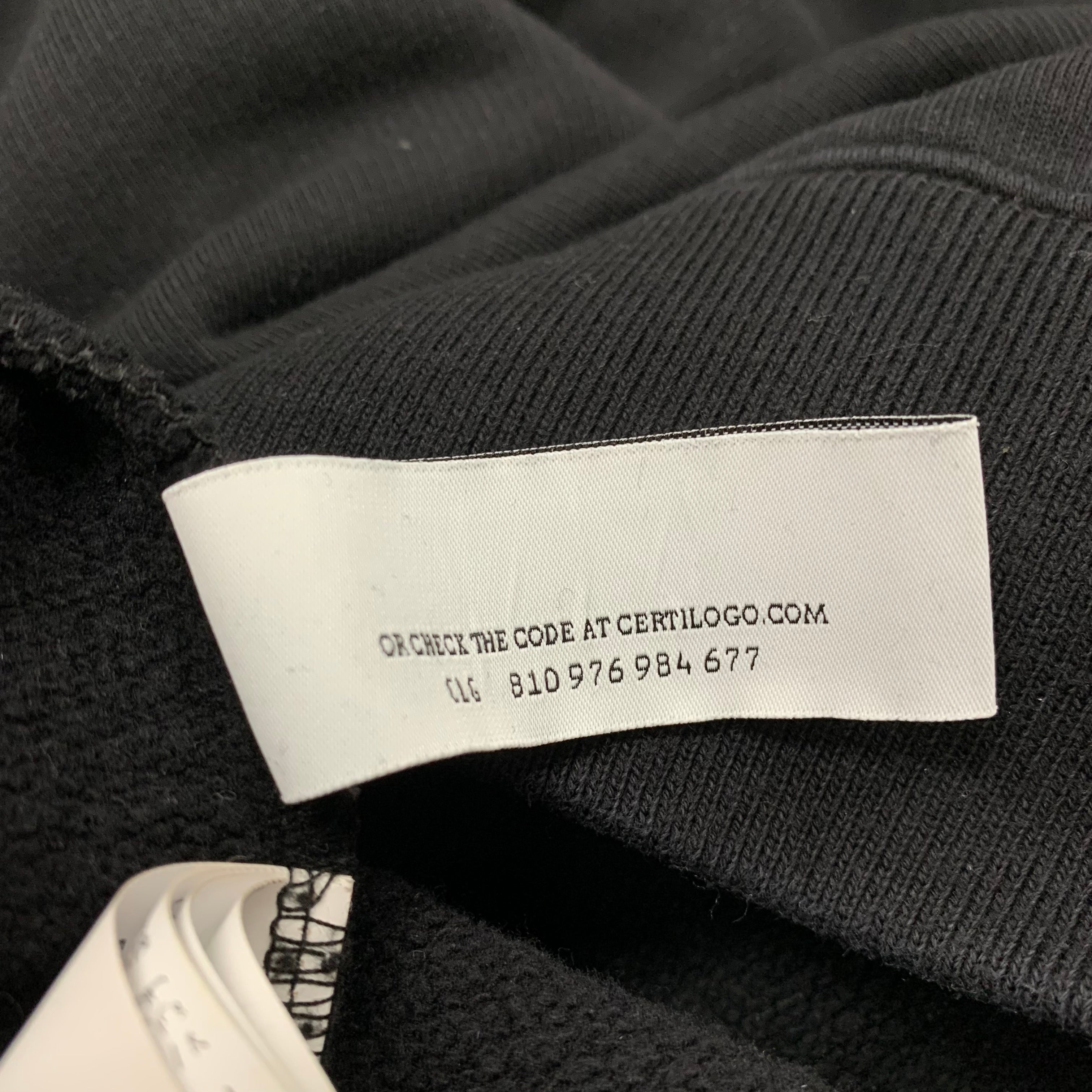 Off White Medium Degrade Arrows Black Sweatshirt Crewneck Virgil Abloh