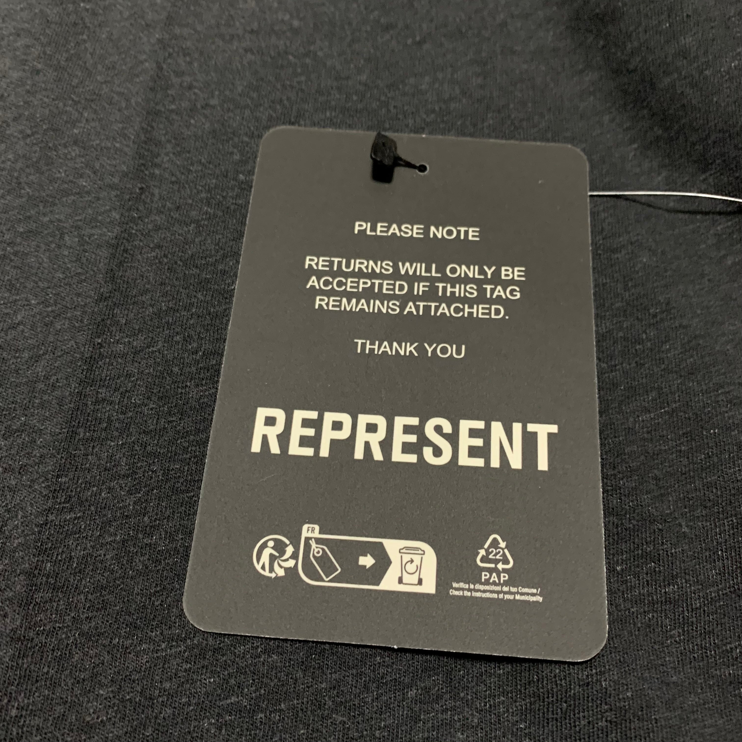 Represent Metallica Small 40th Anniversary Stained Black Tee (RRP £110)