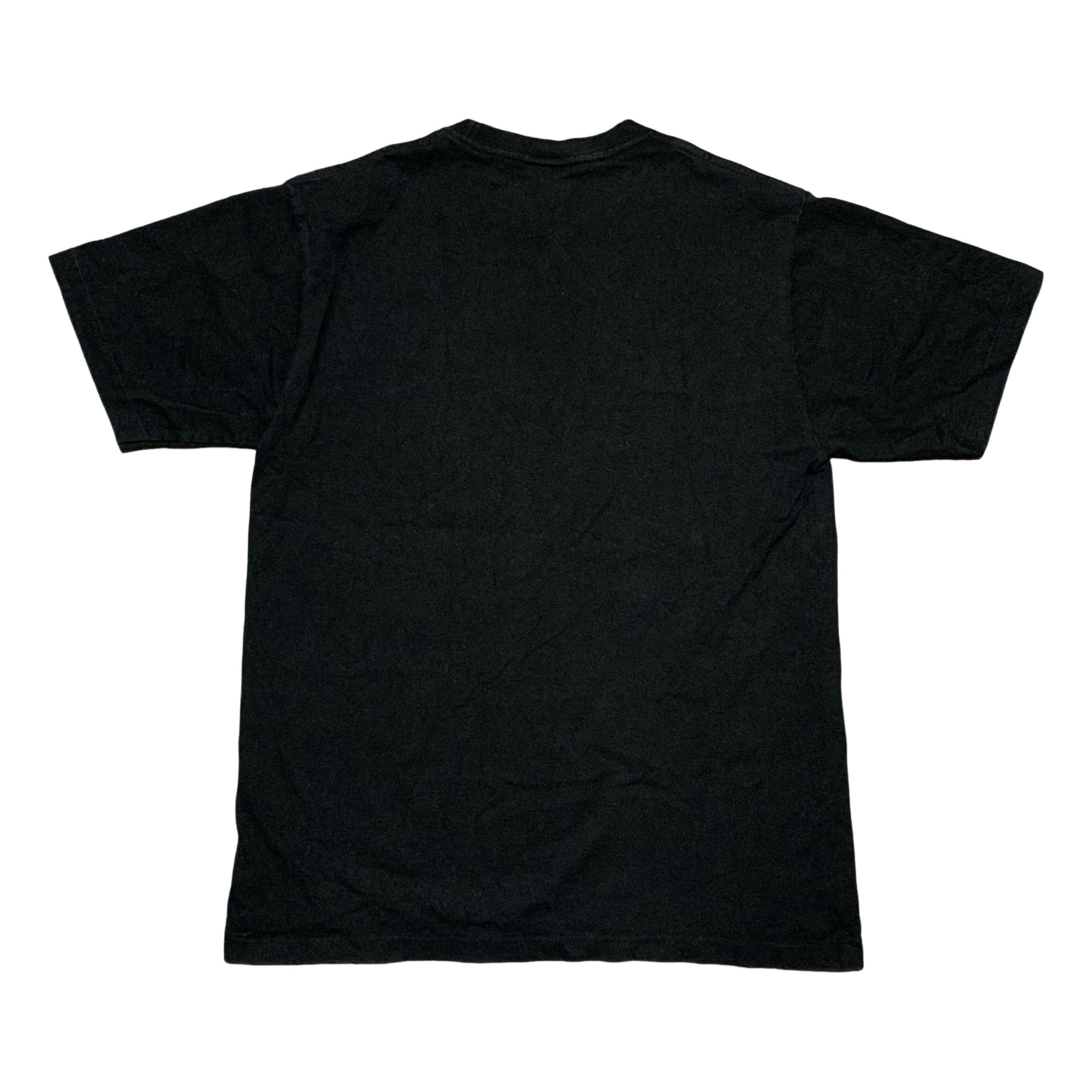 Bape Medium Paint Spatter Ape Head Black Tee A Bathing Ape