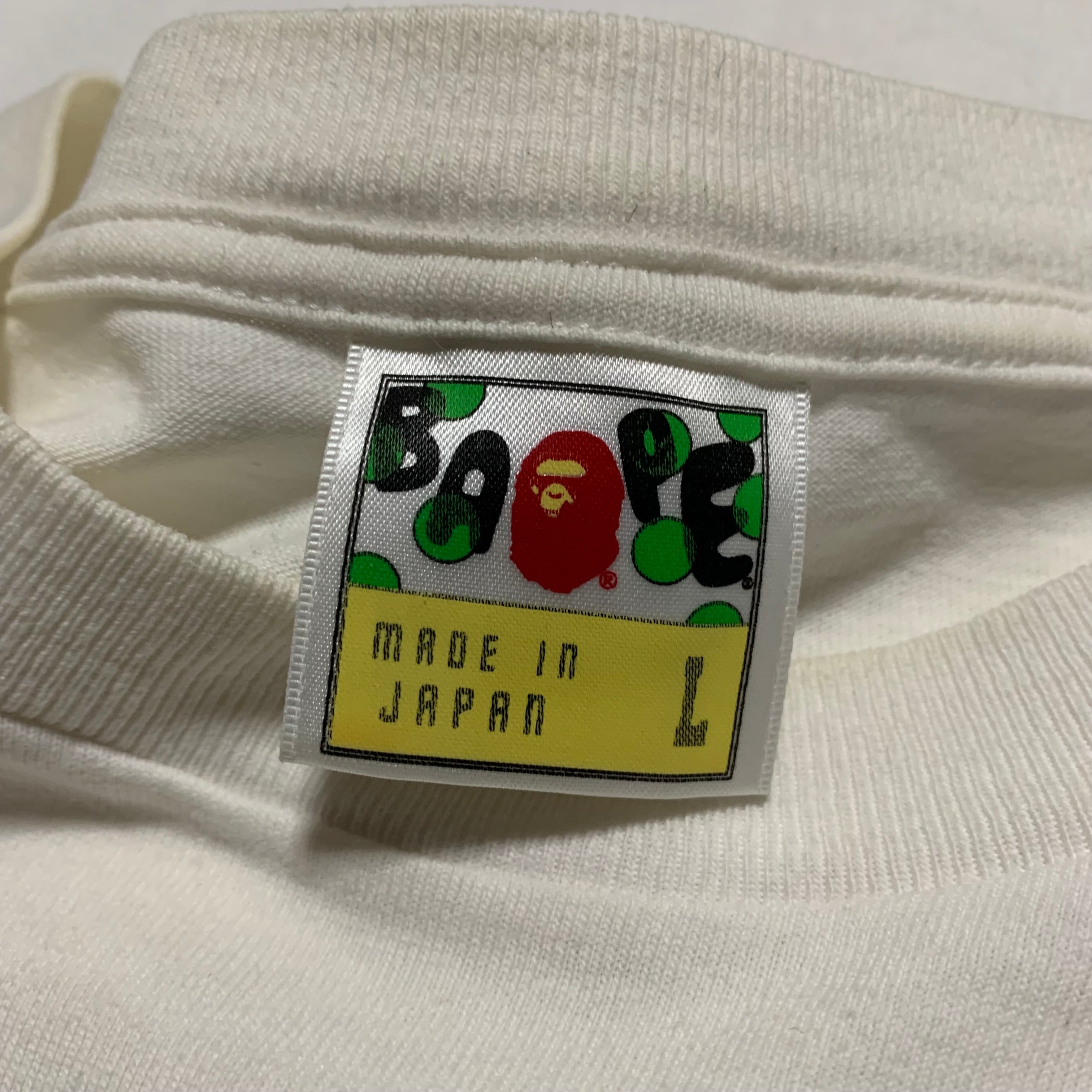 Bape Large Busy Works White Tee A Bathing Ape 2009