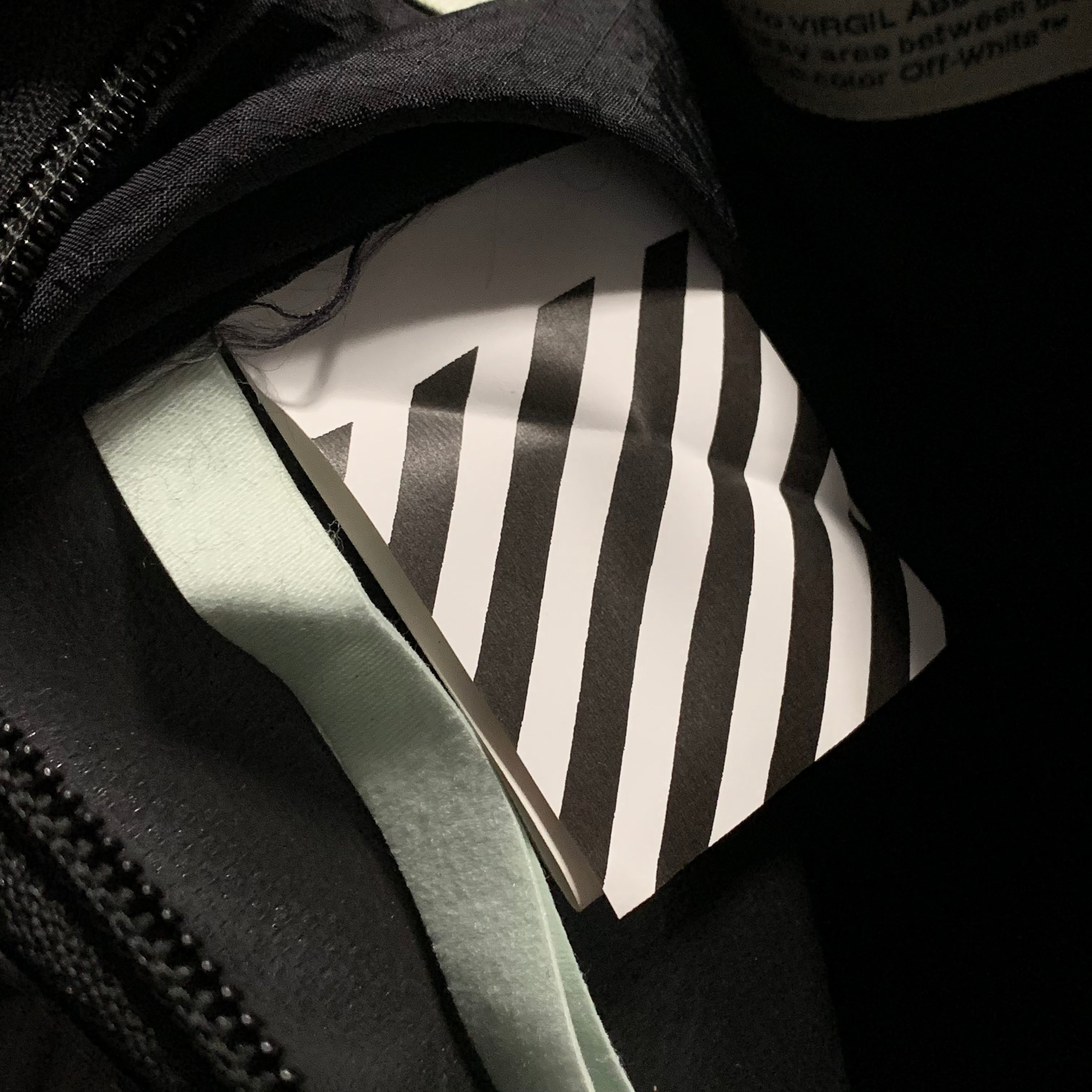 Off White Bag Flat Crossbody Black In Crinkle Nylon 2019 Virgil Abloh Unisex