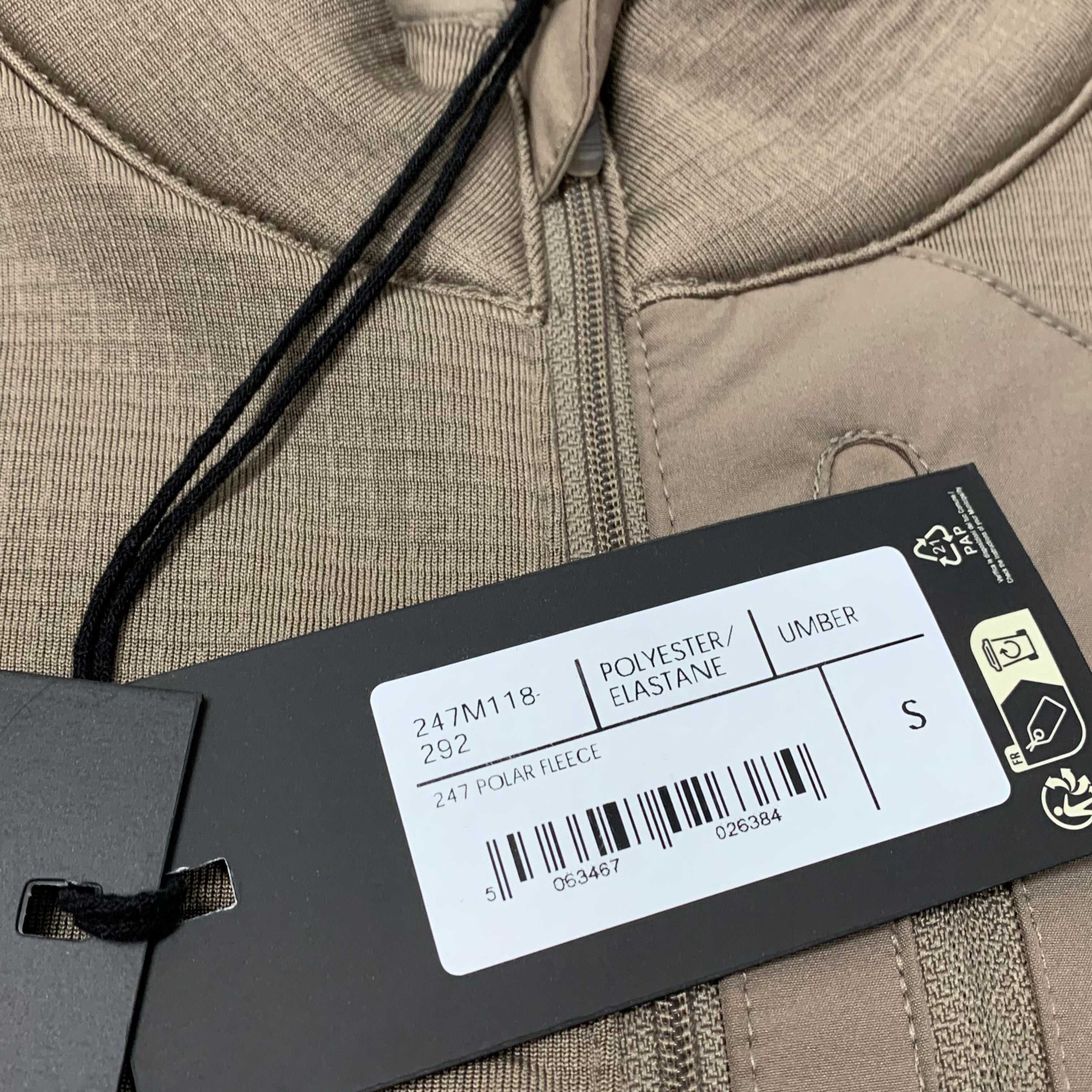 Represent Small Jacket 247 Full Zip Fleece Umber Brown