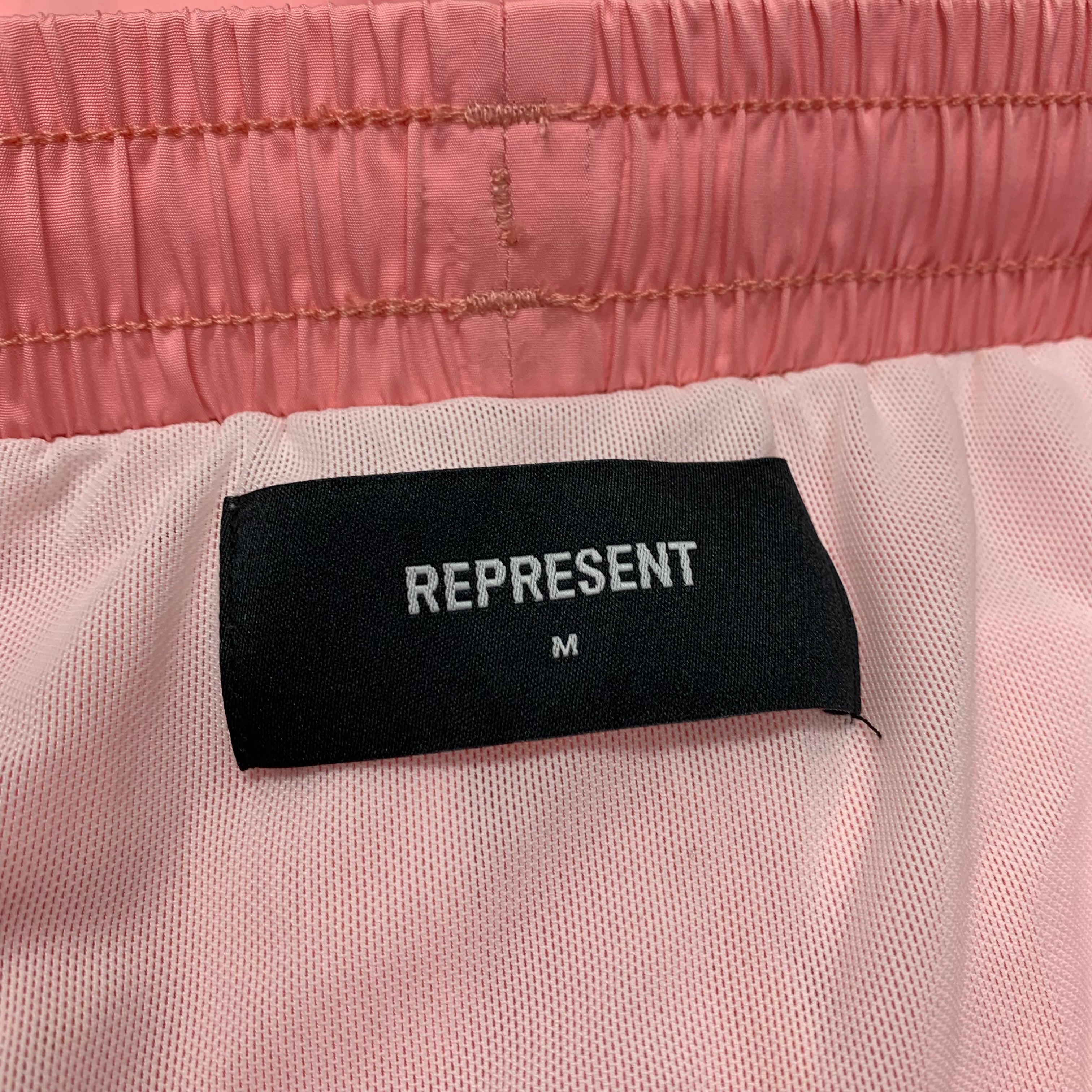 Represent Medium Swim Shorts Pink Bottoms