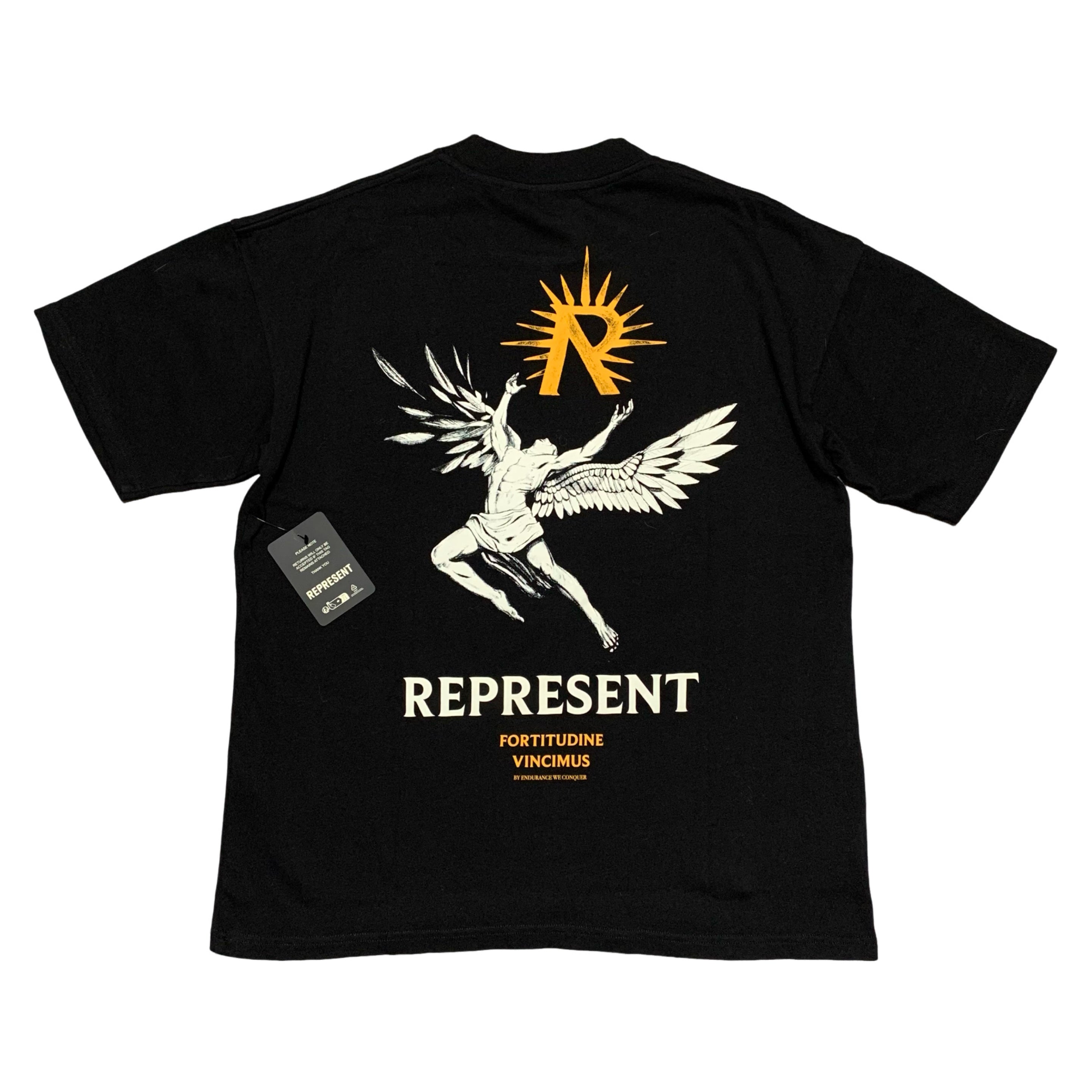 Represent Small Icarus Jet Black Tee Horizons