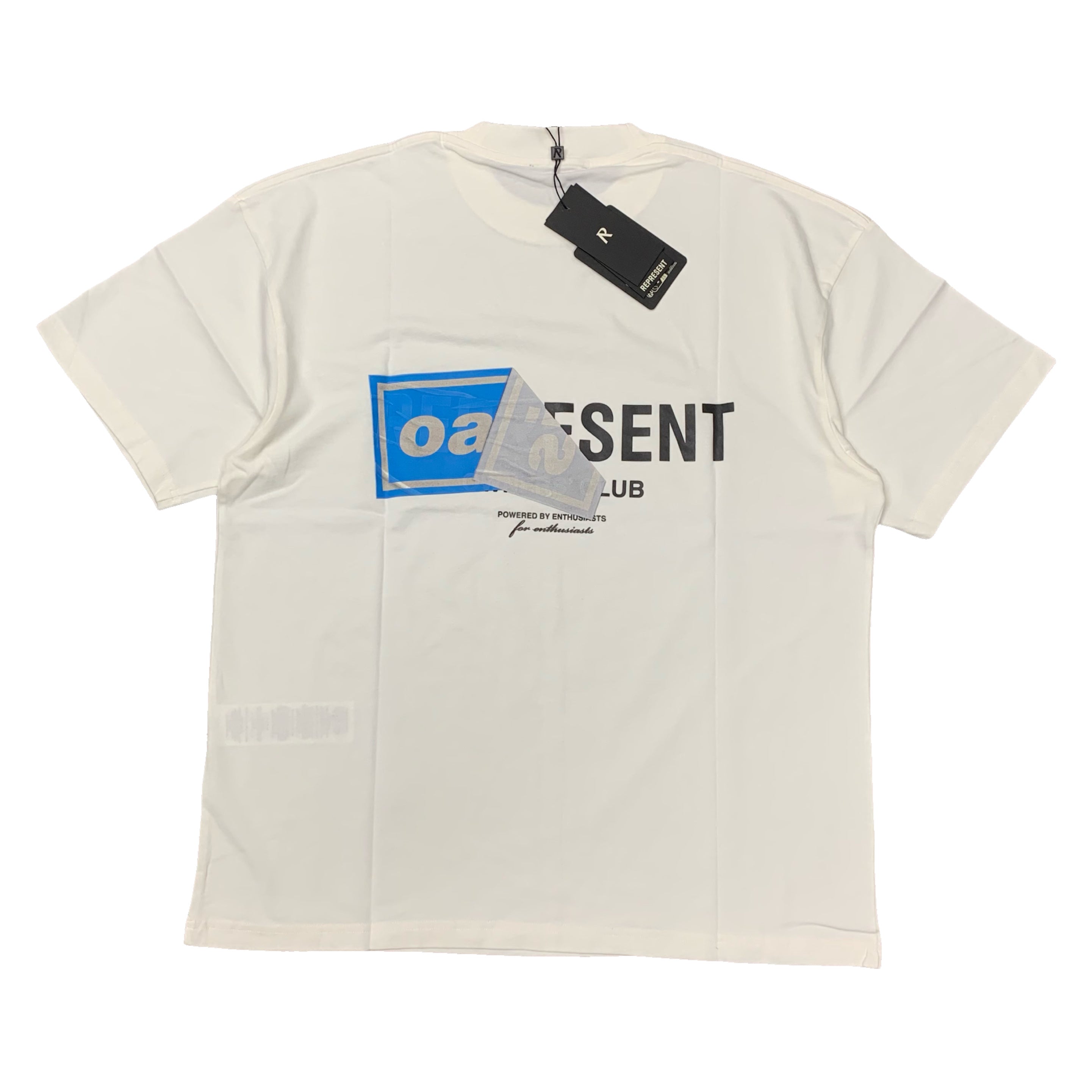 Represent Medium Tee Oasis Owners Club Flat White T-Shirt