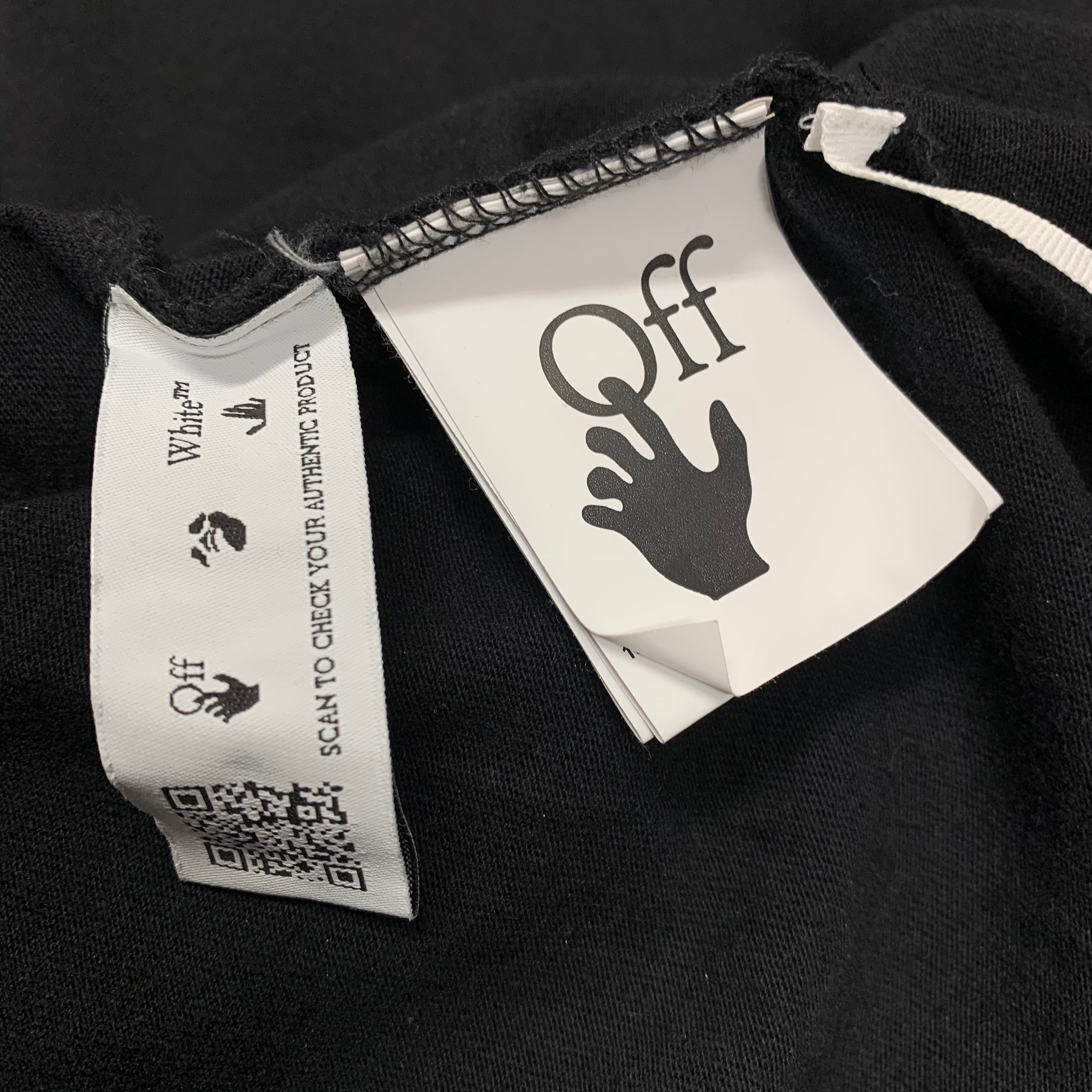 Off White Medium Tee Black Arrows Black T-Shirt Virgil Abloh