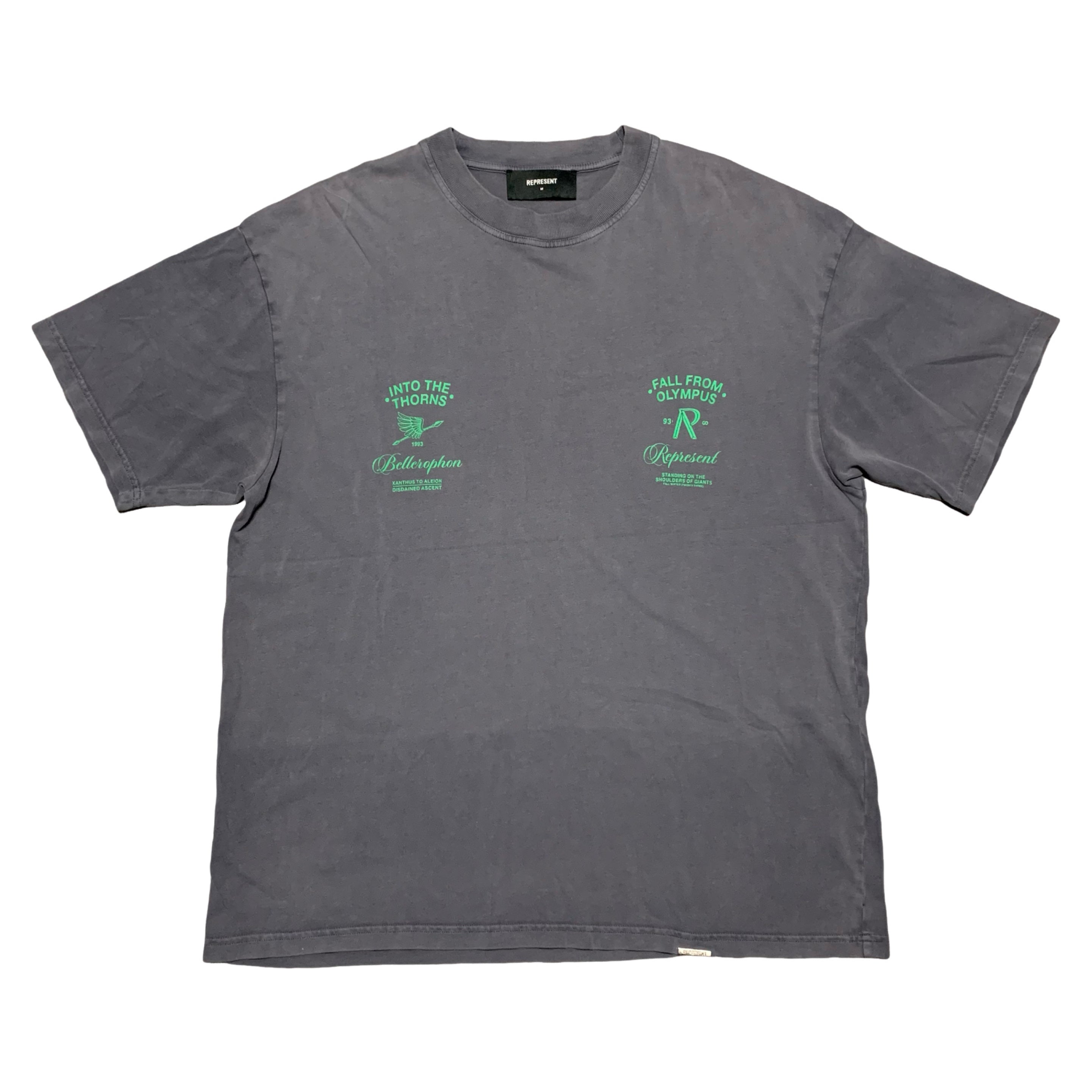 Represent Medium Fall From Olympus Storm Grey Tee