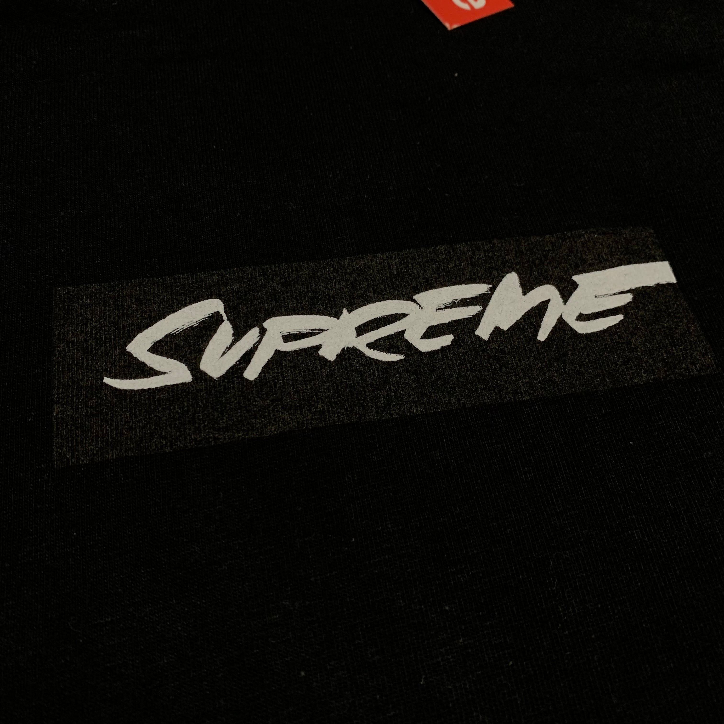 Supreme Medium Futura Box Logo Black Tee 2024