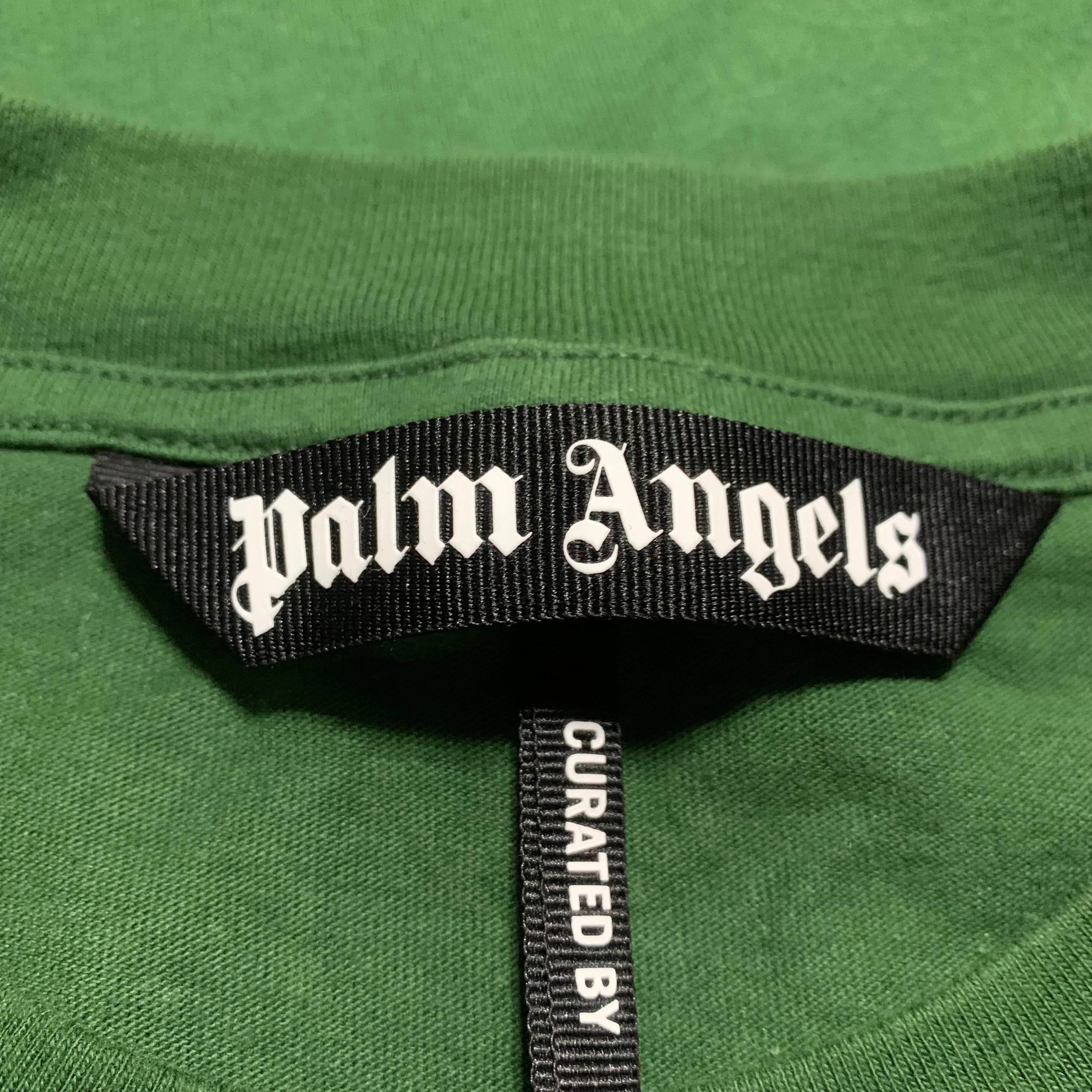 Palm Angels XL End Bear Rose Green Tee (Limited Edition)