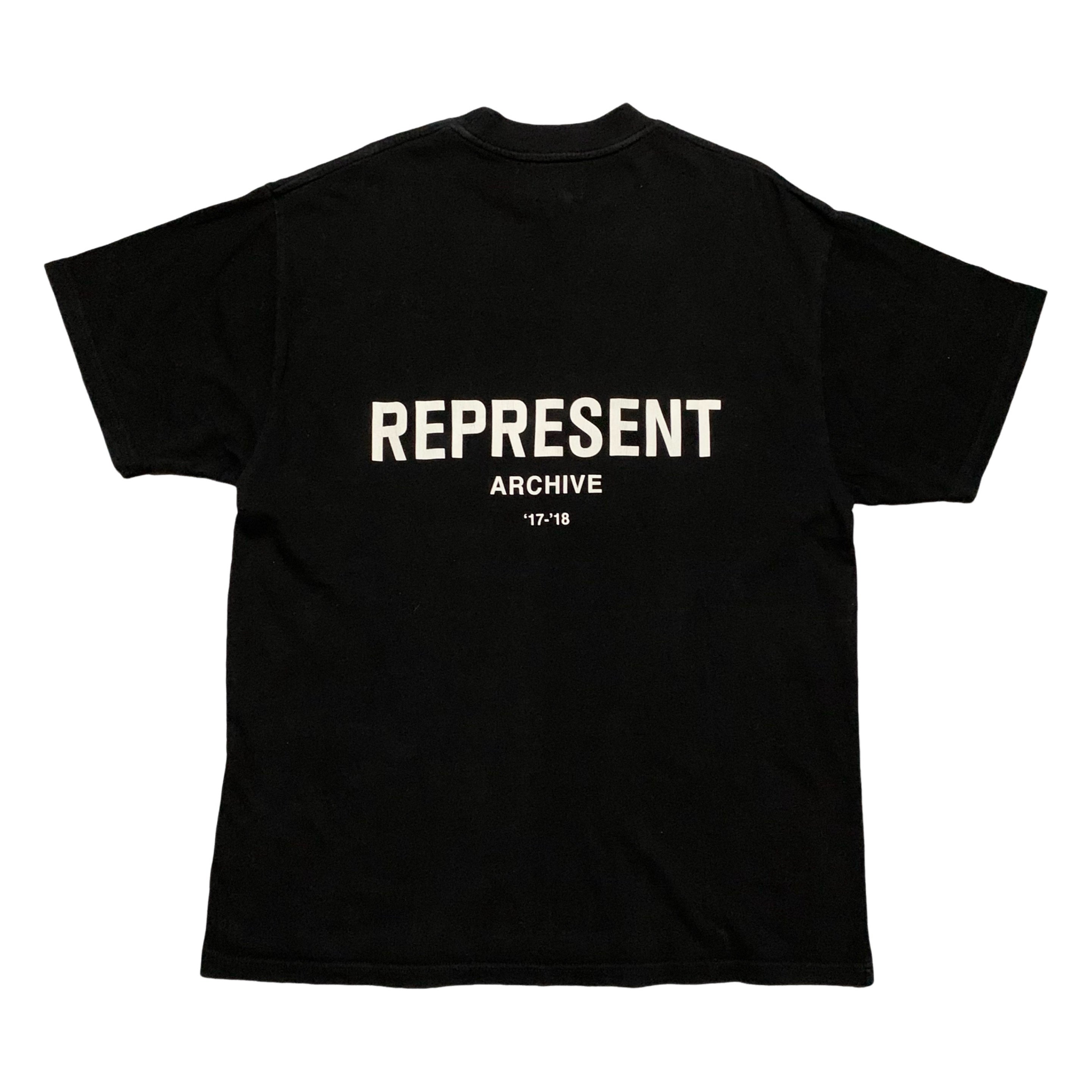 Represent Large Battle Archive Jet Black Tee