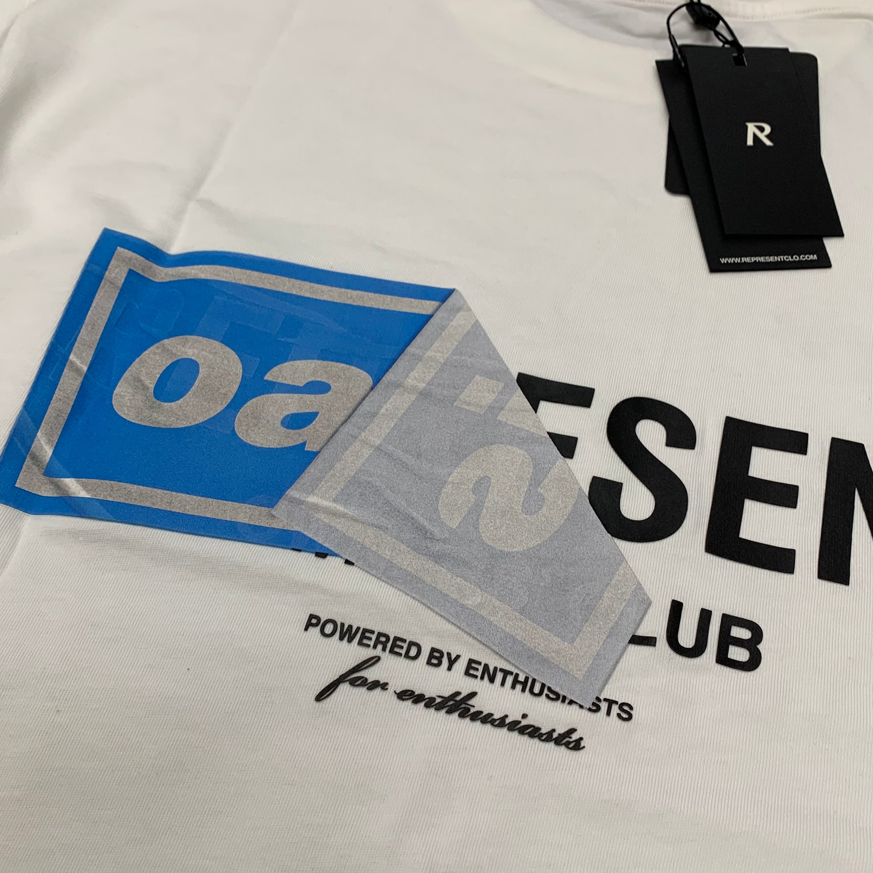 Represent XS Tee Oasis Owners Club Flat White T-Shirt