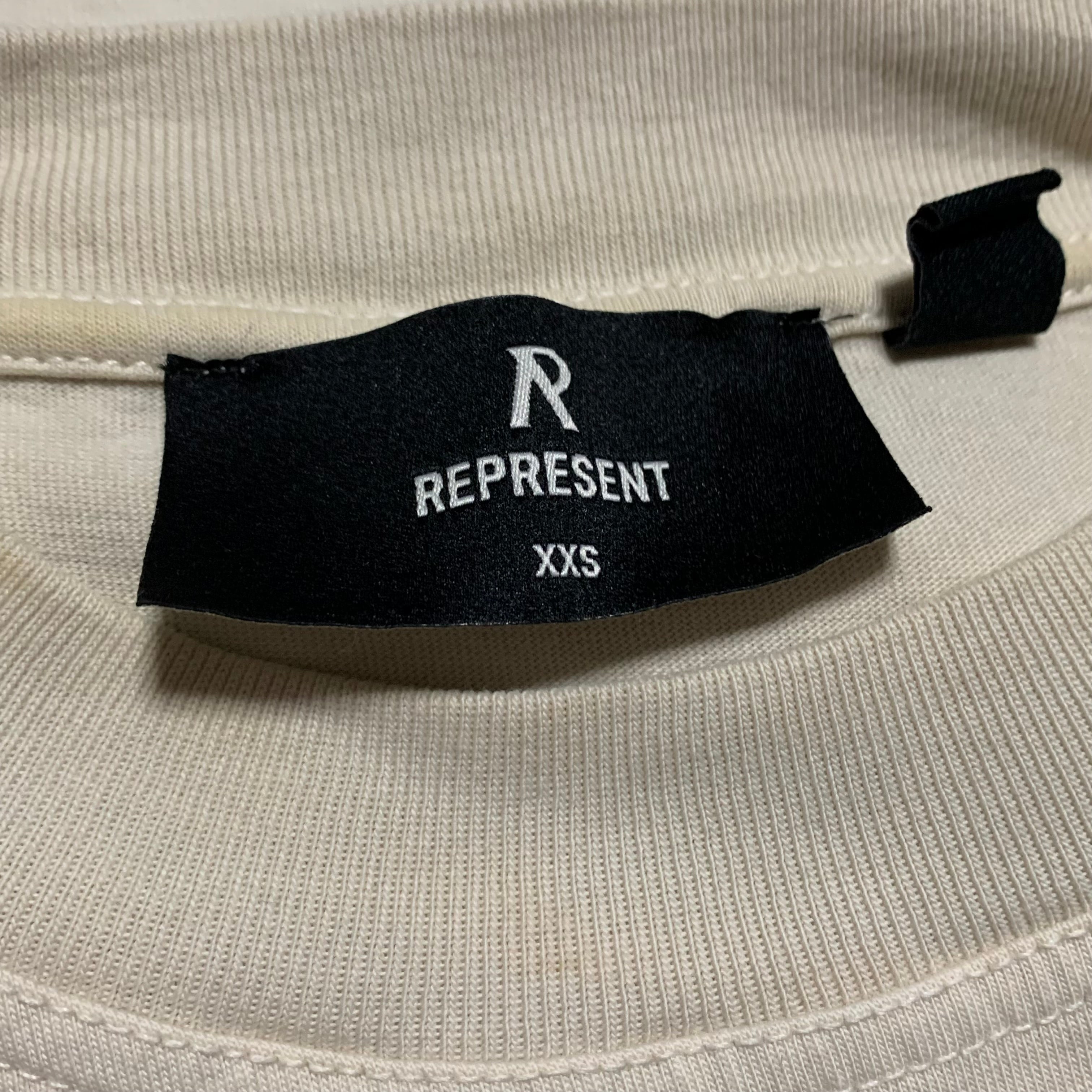 Represent XXS Grand Vintage Champagne Washed Sage Tee