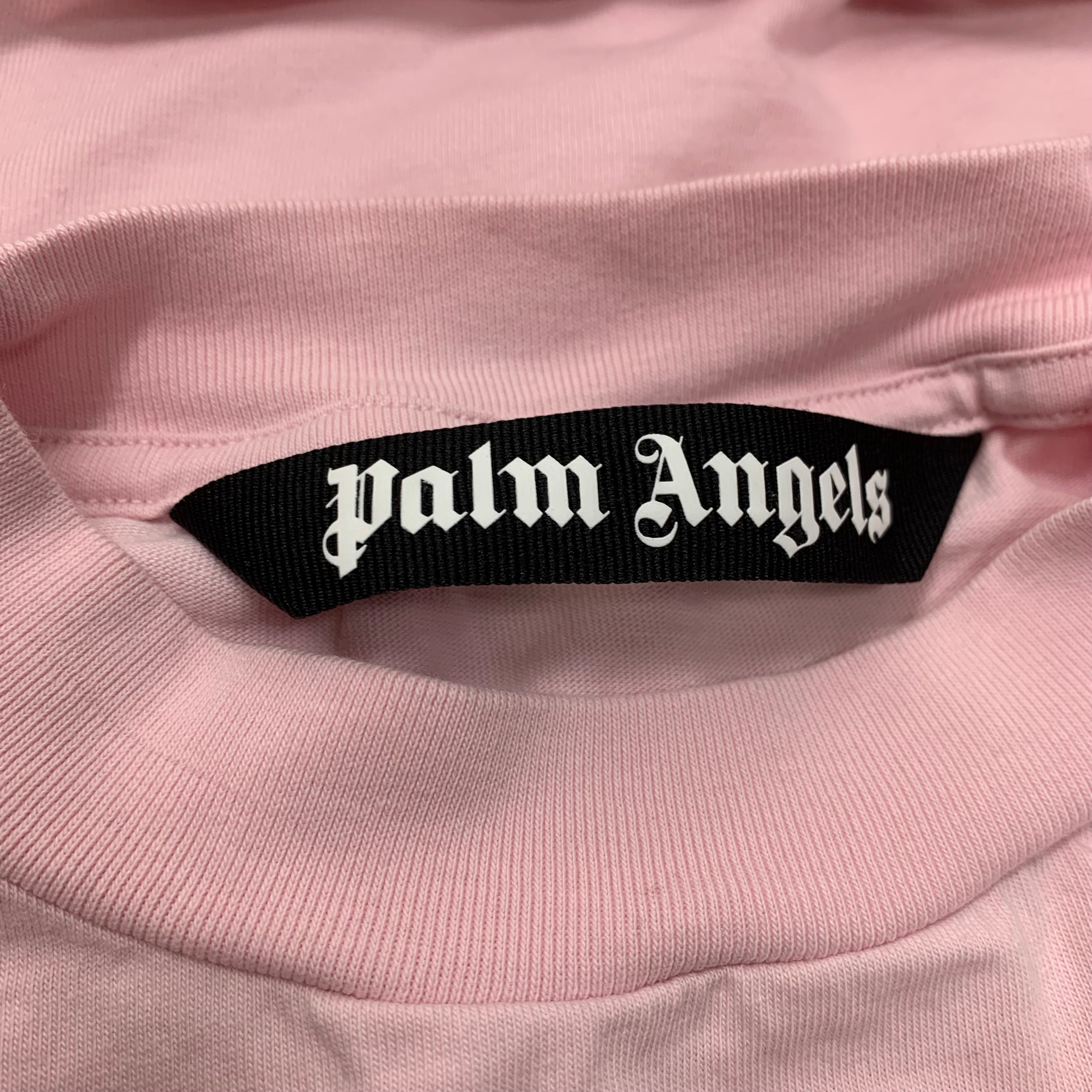 Palm Angels Small Tee Pink Graphic T-Shirt