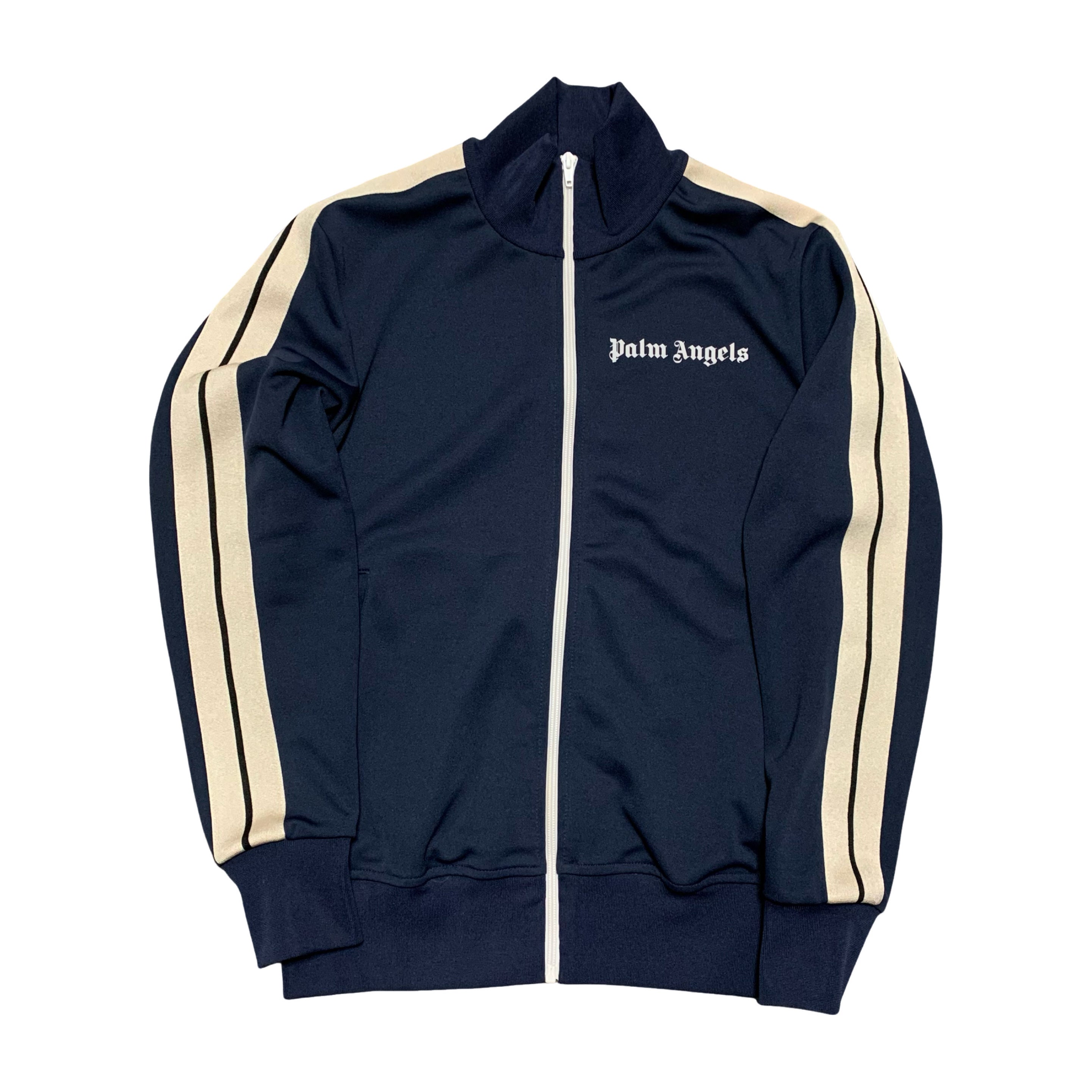 Palm Angels Small Track Jacket Blue Classic Track Top