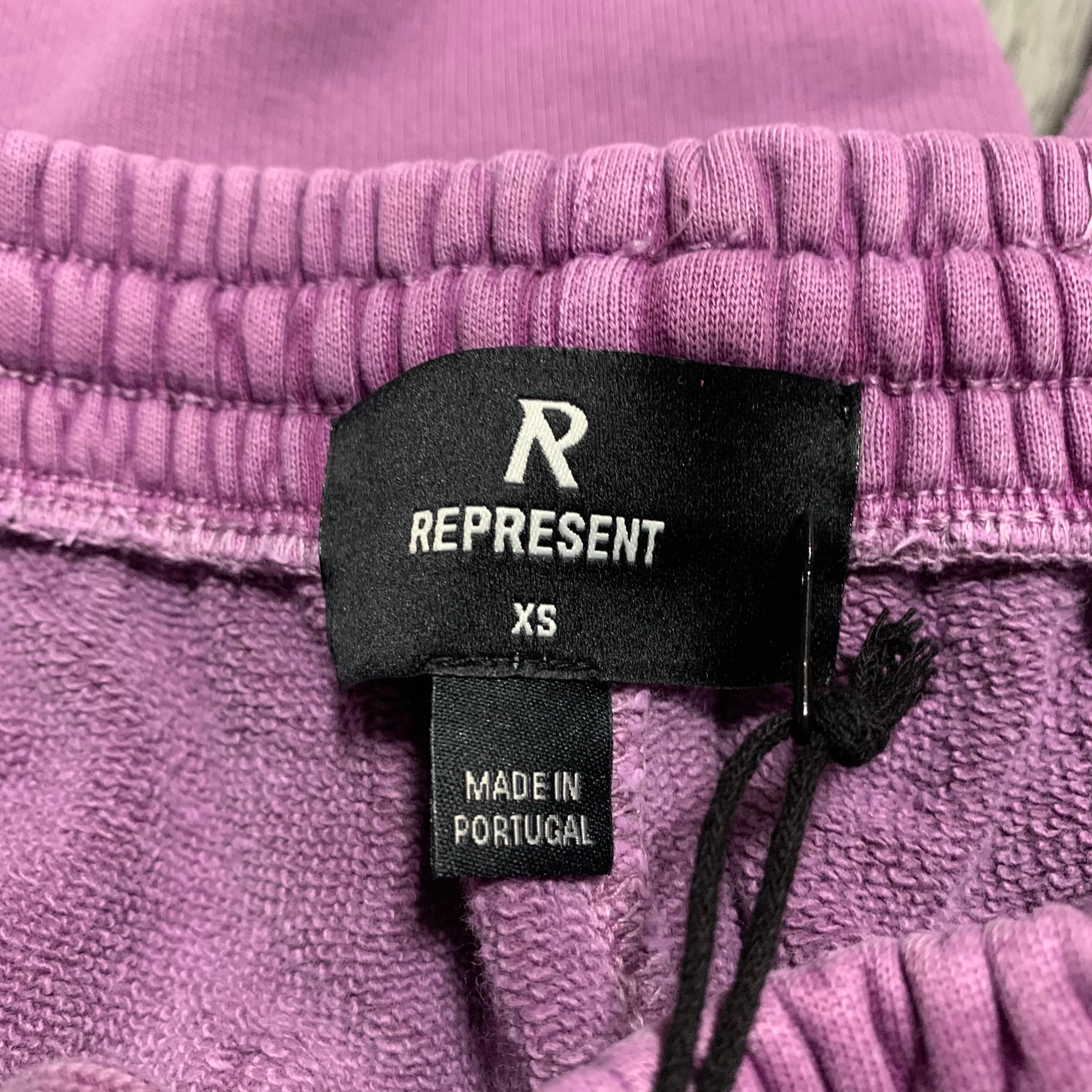Represent XS Owners Sweatpants Club Mid Purple Bottoms (RRP £140)