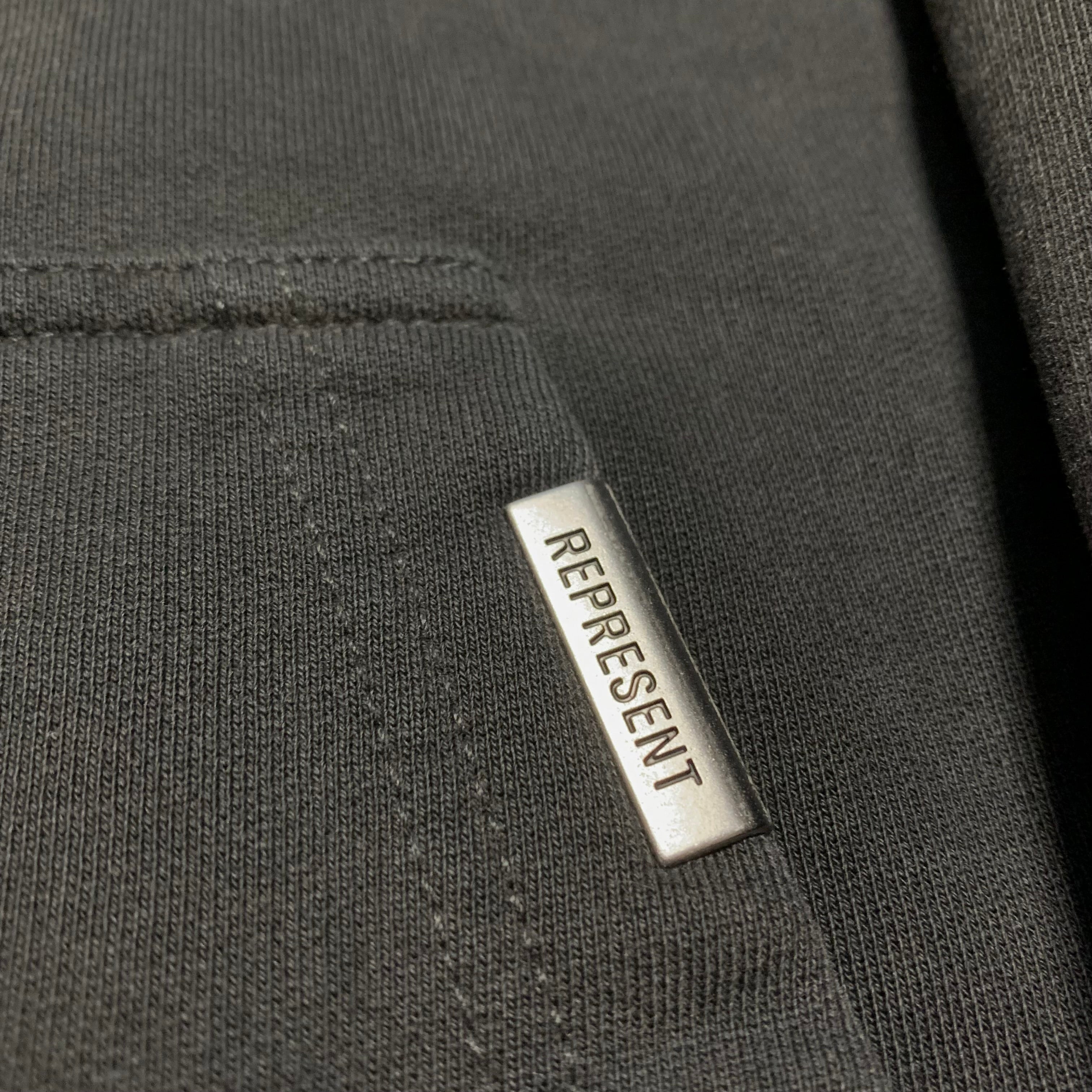 Represent Small Reborn Vintage Grey Hoodie