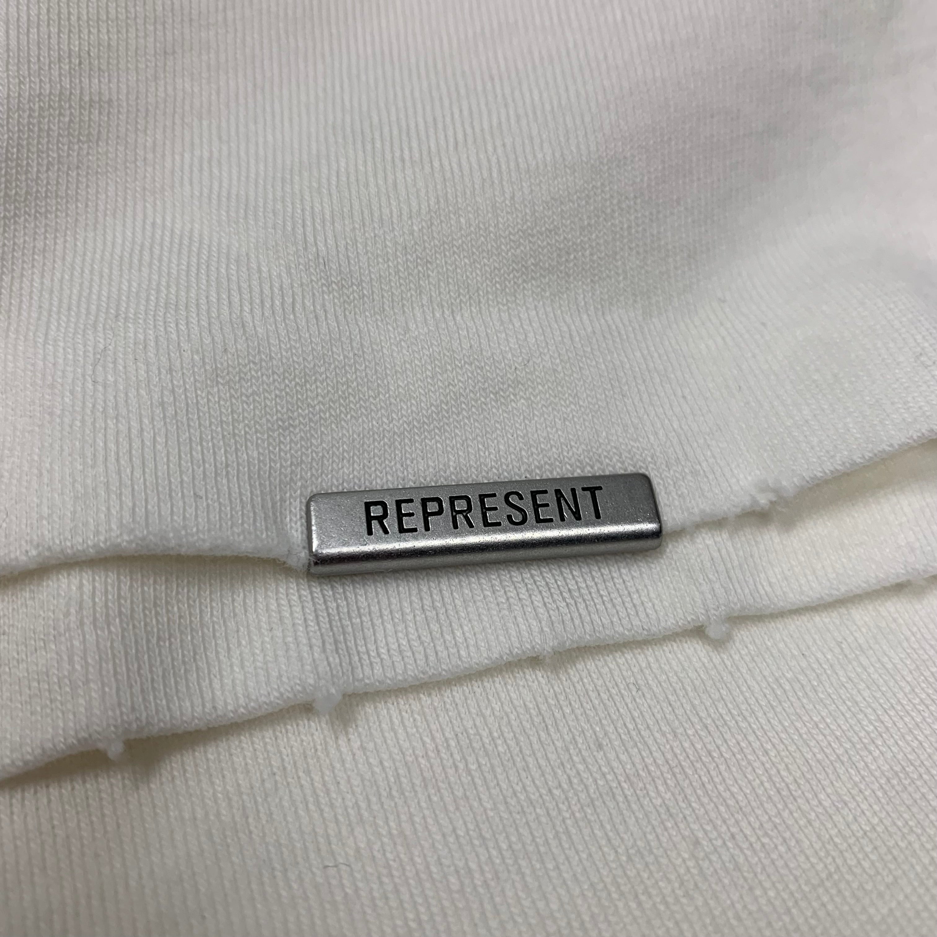 Represent Small Tee Nothing Faster Flat White T-Shirt