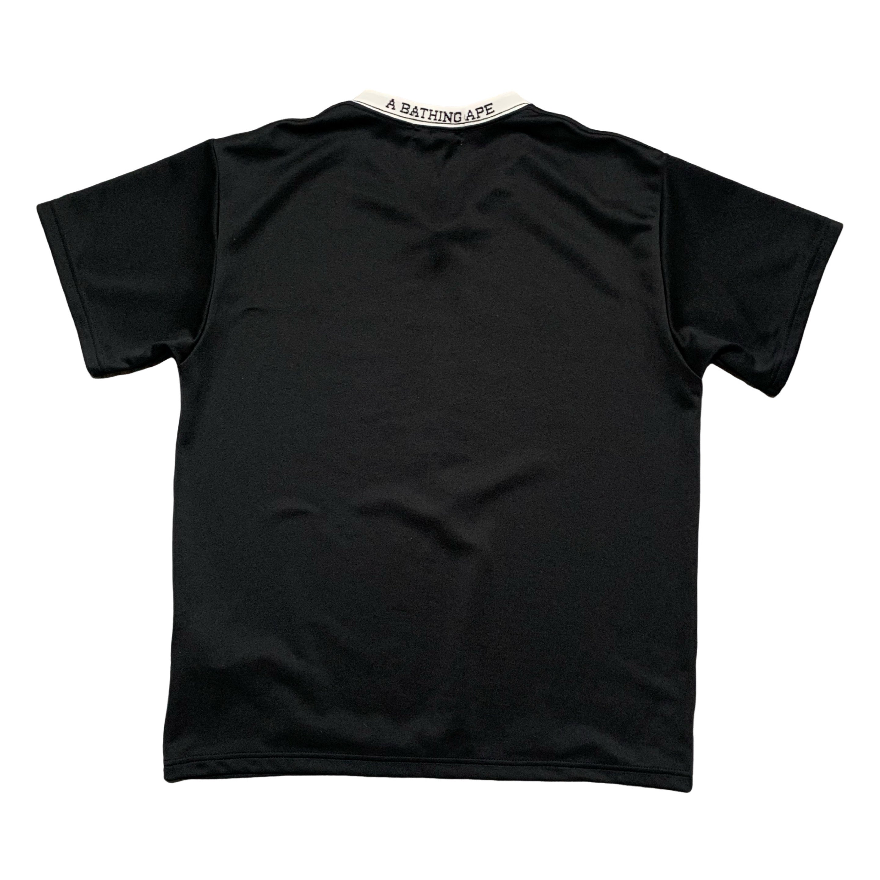 Bape Medium Bathing Ape Black Jersey Top